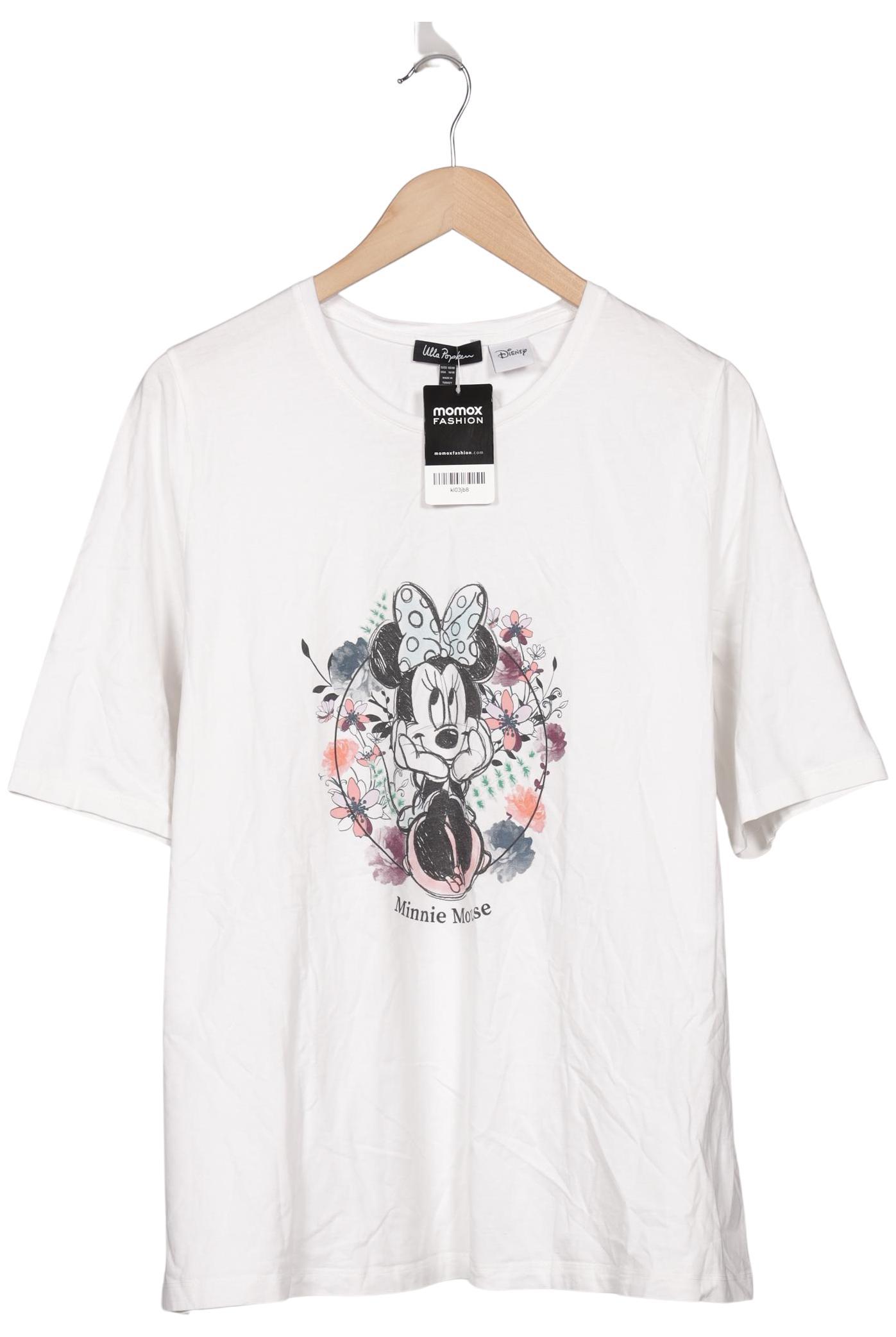 

Ulla Popken Damen T-Shirt, weiß, Gr. 46