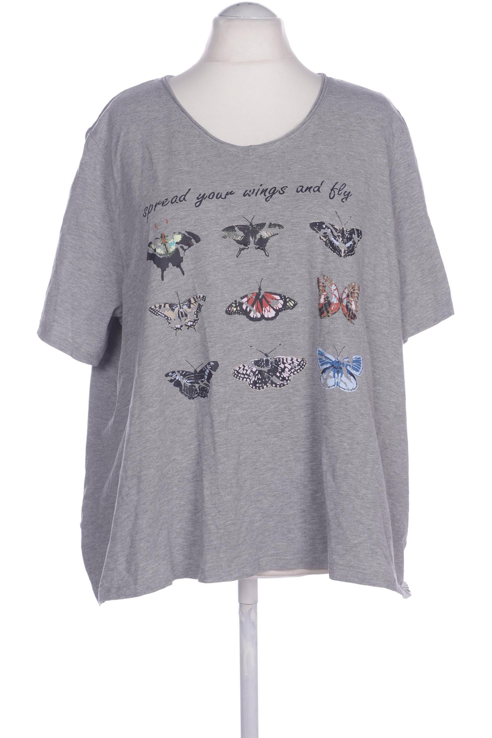 

Ulla Popken Damen T-Shirt, grau