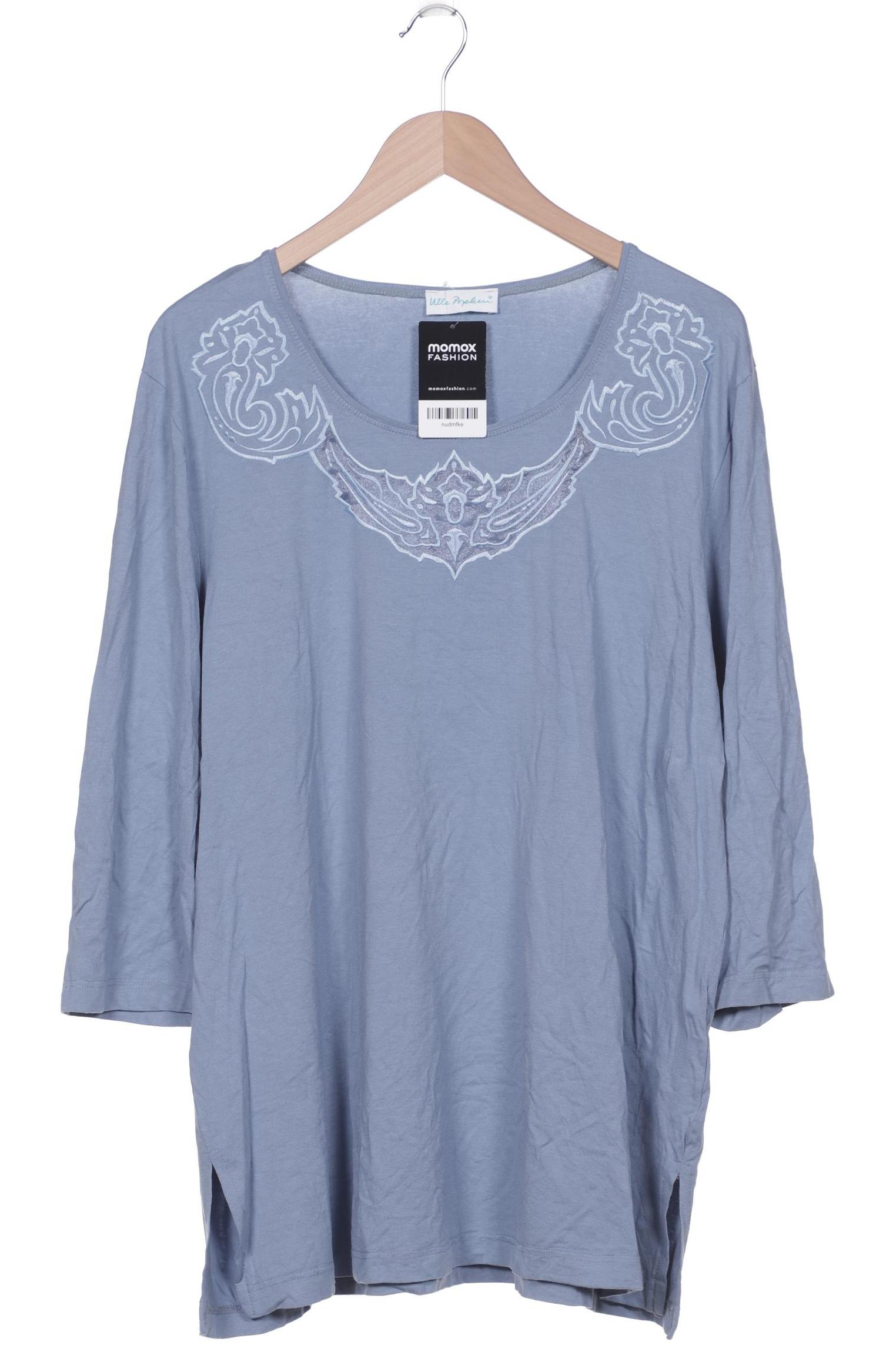 

Ulla Popken Damen Langarmshirt, blau