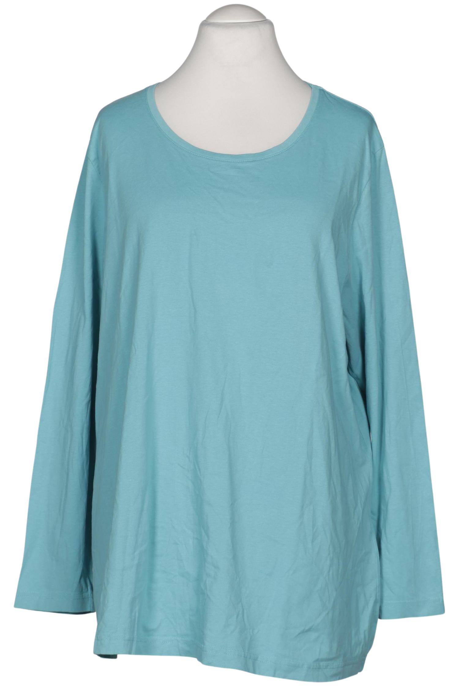 

Ulla Popken Damen Langarmshirt, hellblau, Gr. 54