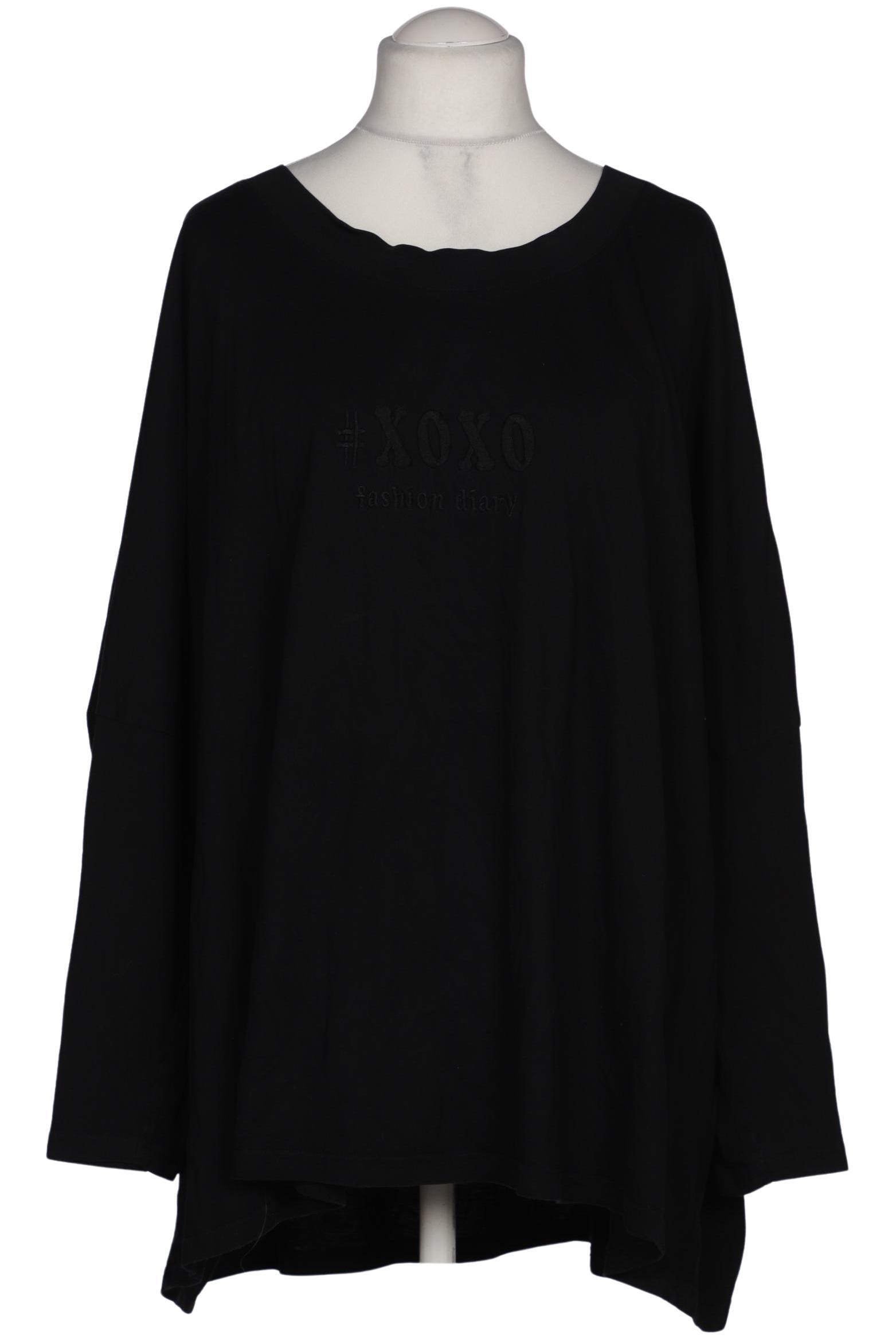 

Ulla Popken Damen Langarmshirt, schwarz, Gr. 60