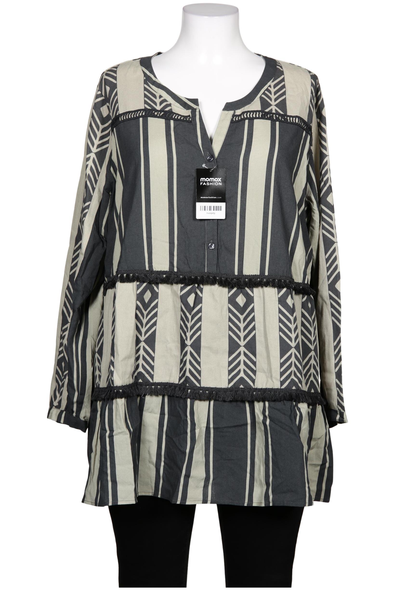 

Ulla Popken Damen Bluse, grau, Gr. 46
