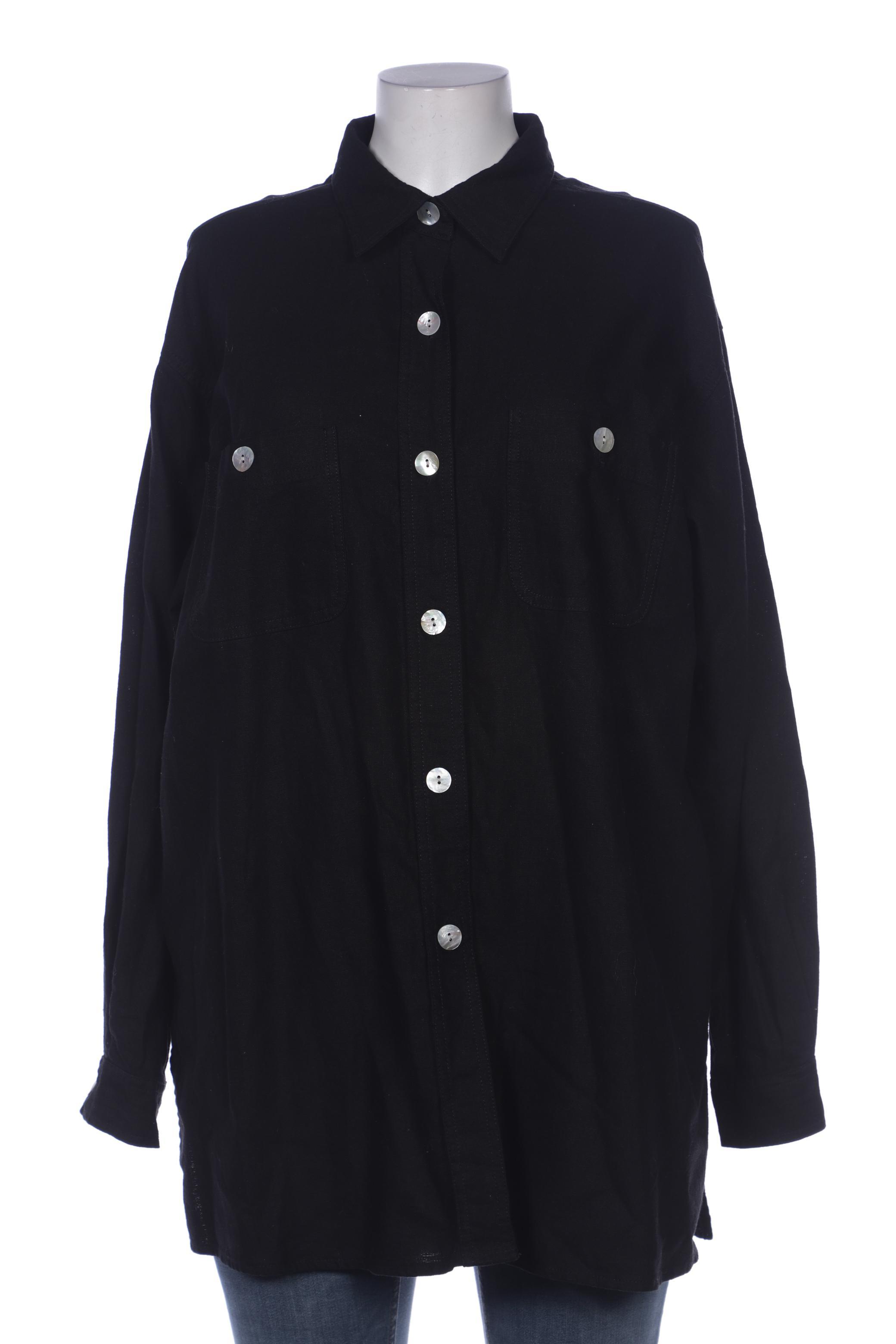 

Ulla Popken Damen Bluse, schwarz, Gr. 46