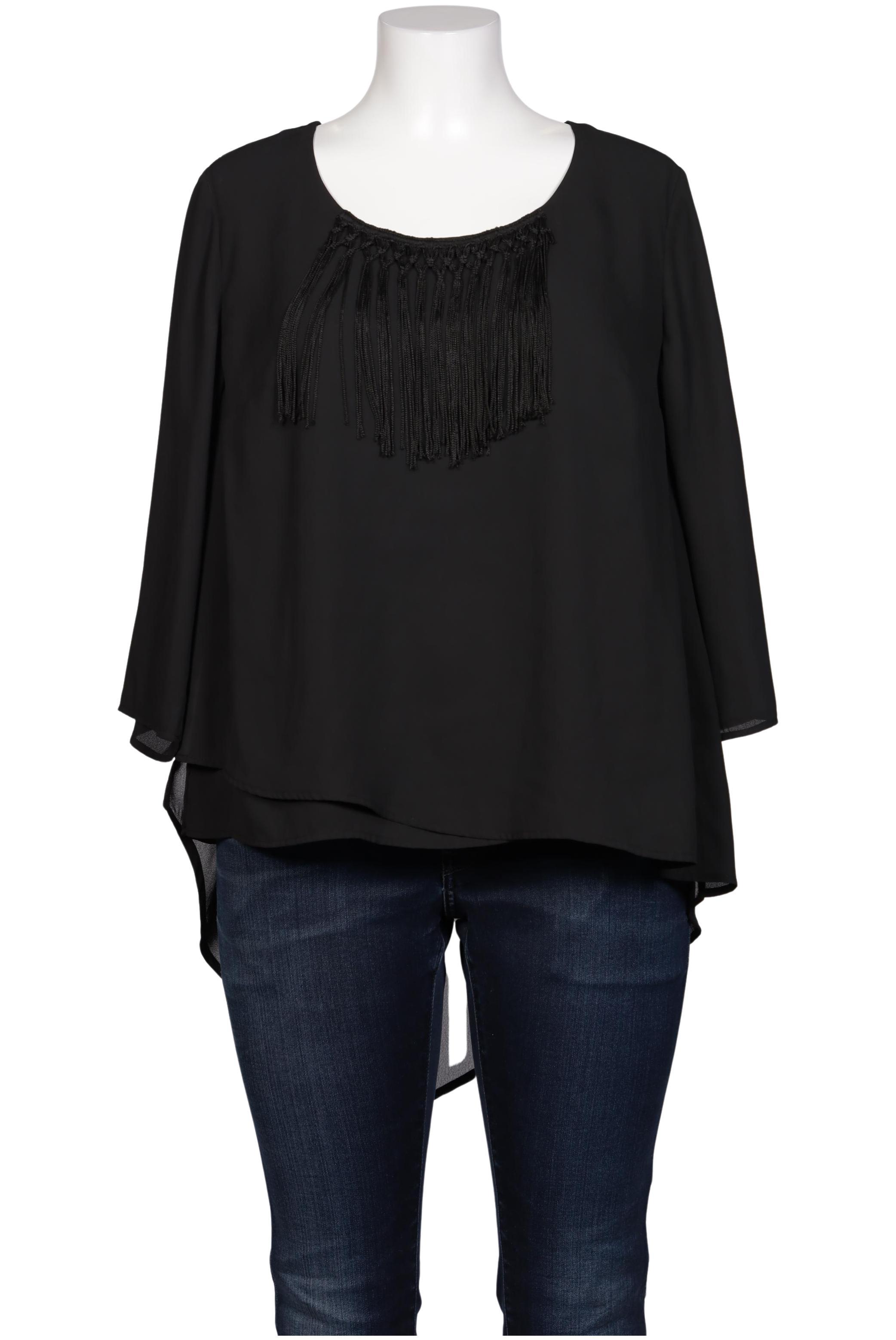 

Ulla Popken Damen Bluse, schwarz, Gr. 42