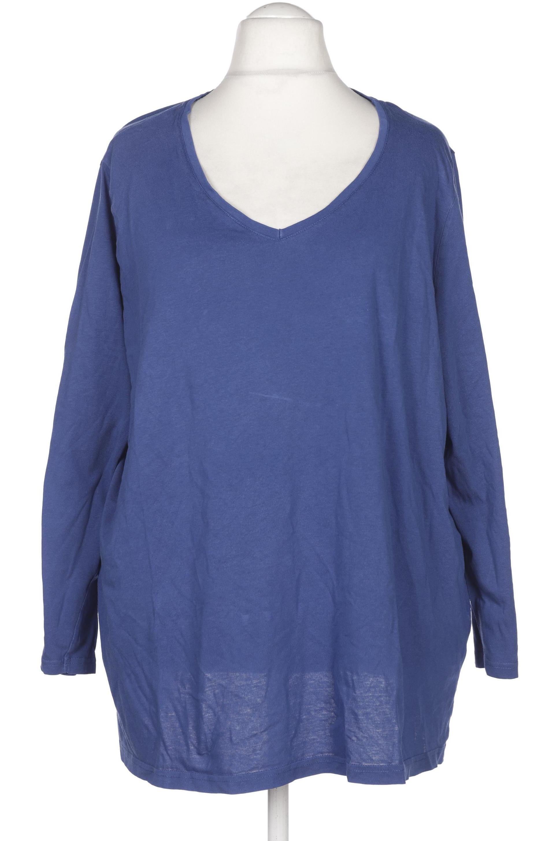 

Ulla Popken Damen Langarmshirt, blau