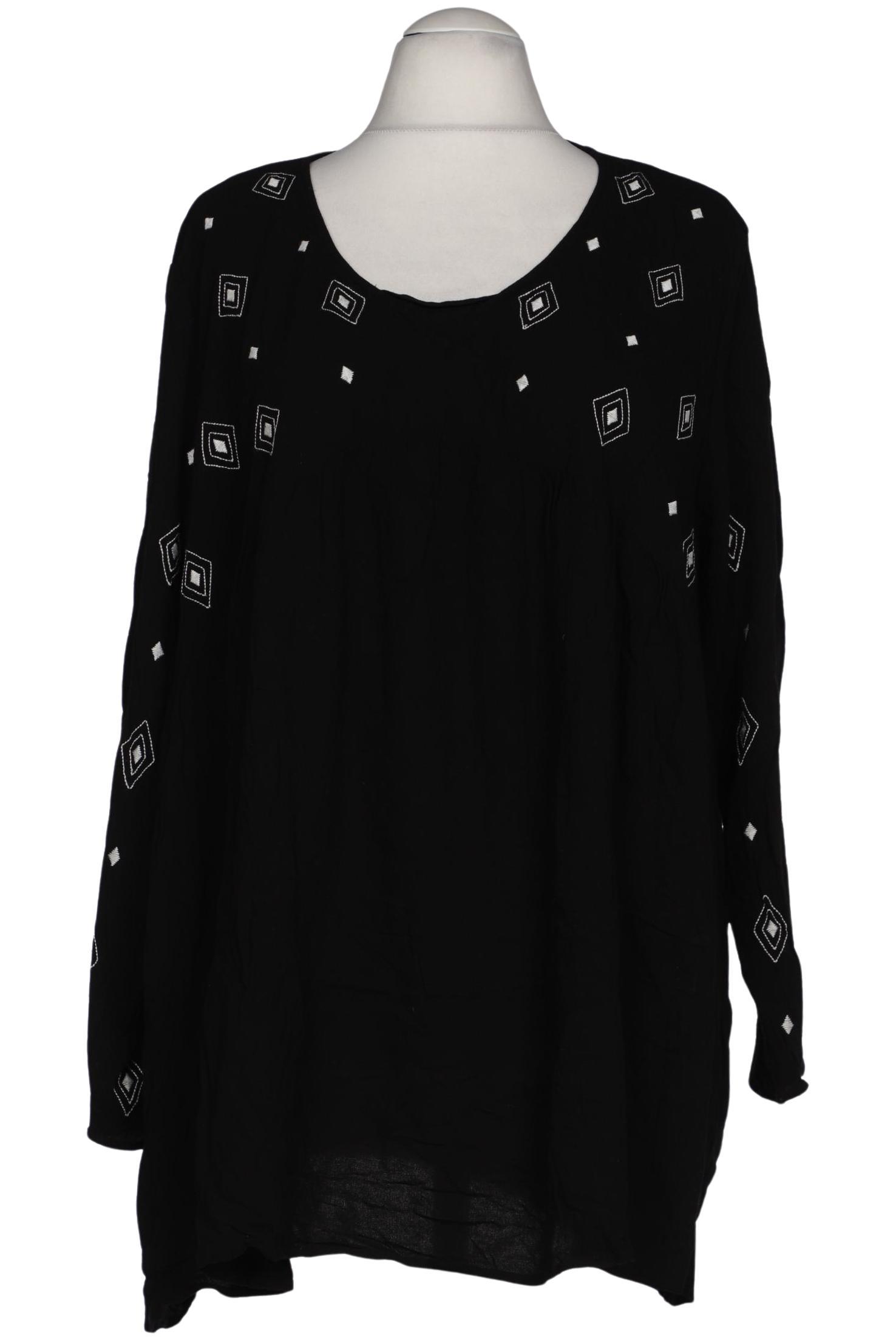 

Ulla Popken Damen Langarmshirt, schwarz, Gr. 54