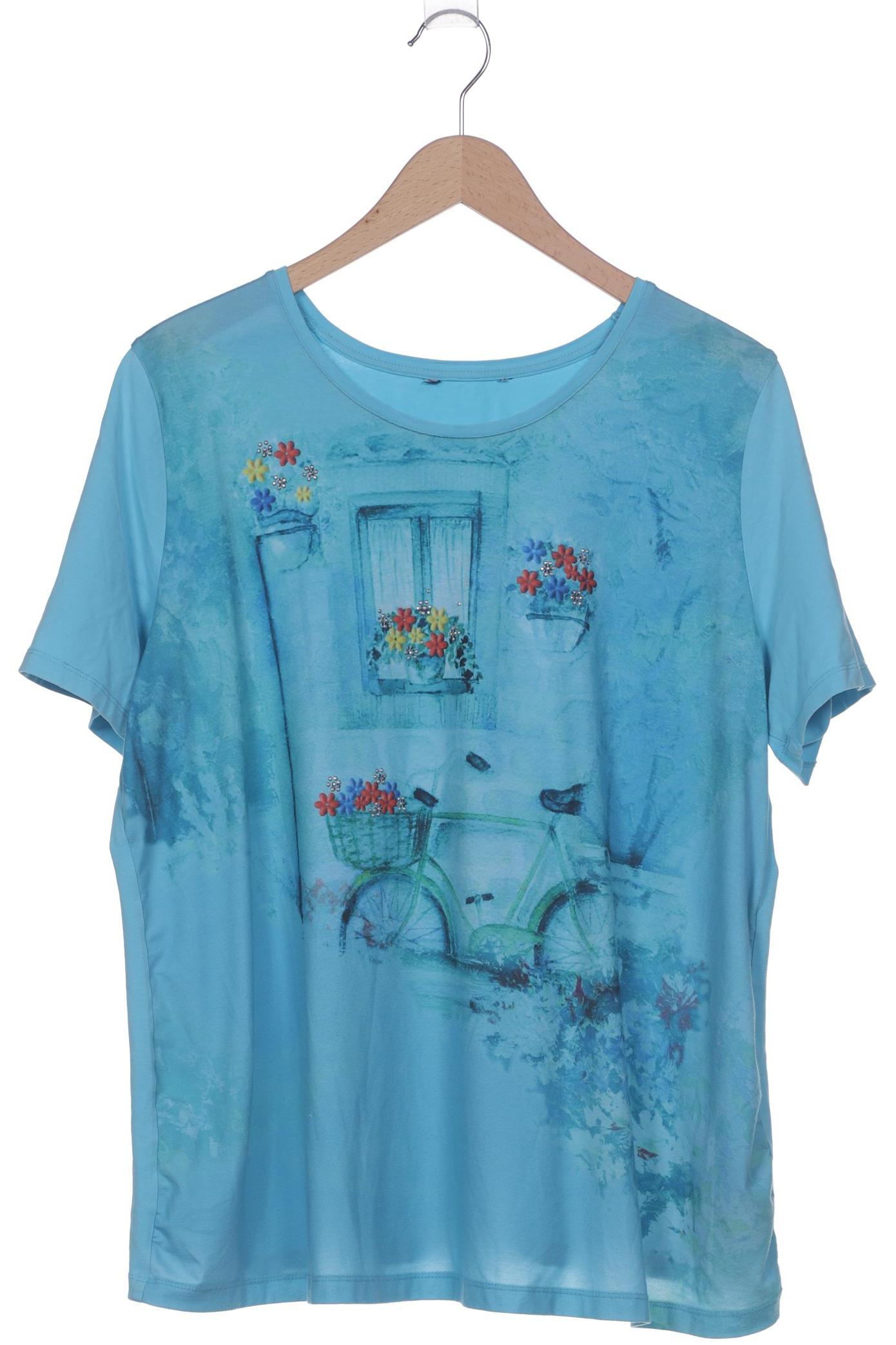 

Ulla Popken Damen T-Shirt, hellblau, Gr. 48
