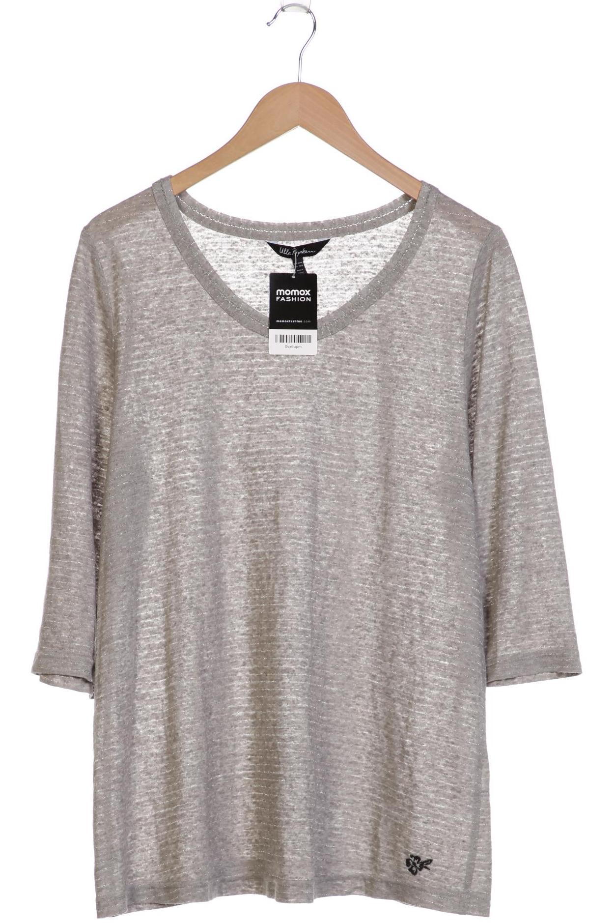 

Ulla Popken Damen Langarmshirt, grau, Gr. 46