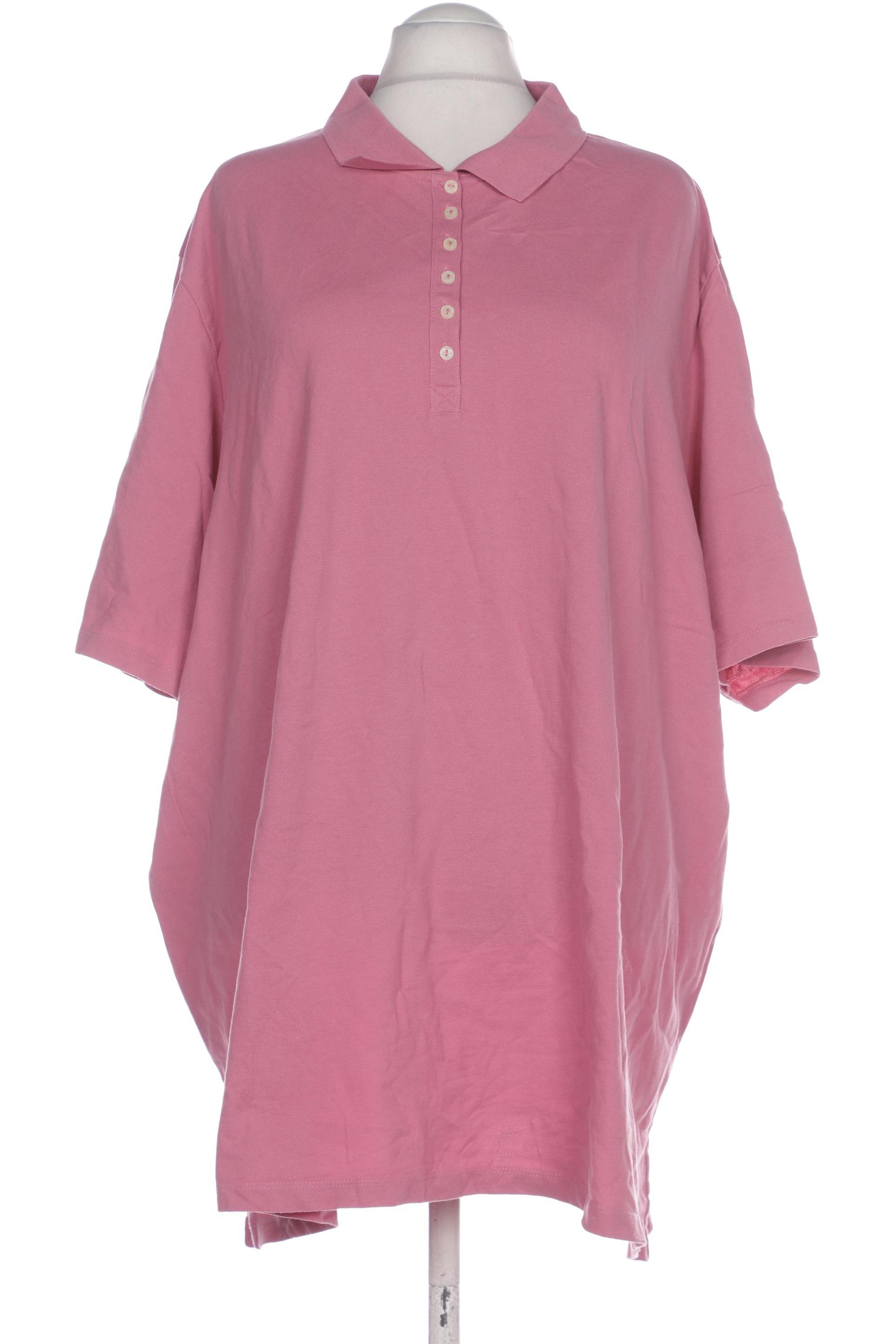 

Ulla Popken Damen Poloshirt, pink, Gr. 62