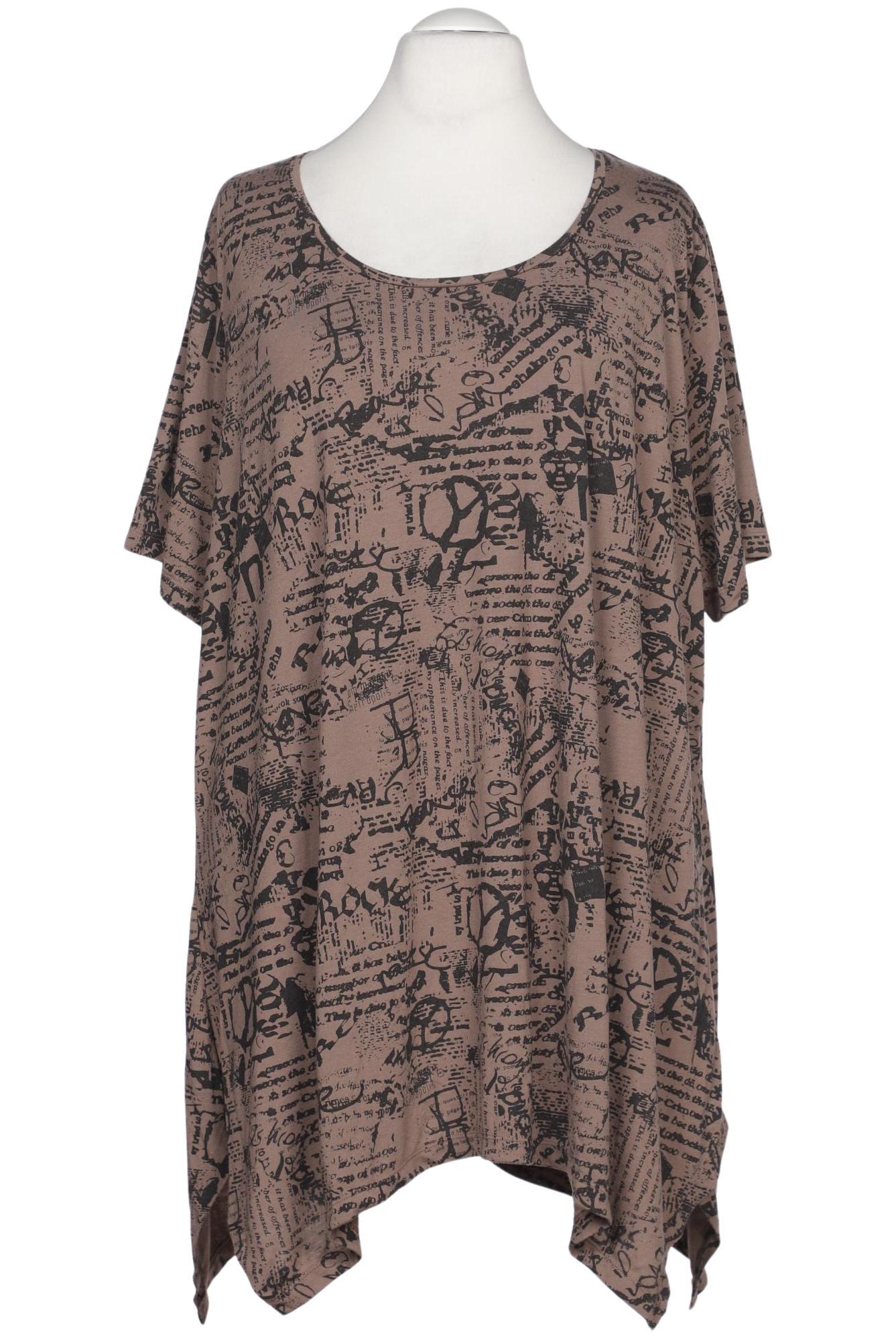 

Ulla Popken Damen T-Shirt, braun, Gr. 58