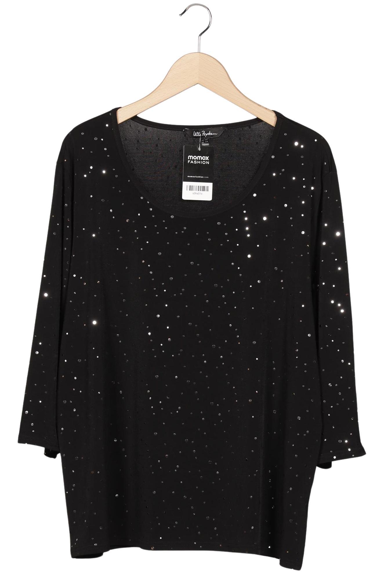 

Ulla Popken Damen Langarmshirt, schwarz, Gr. 46