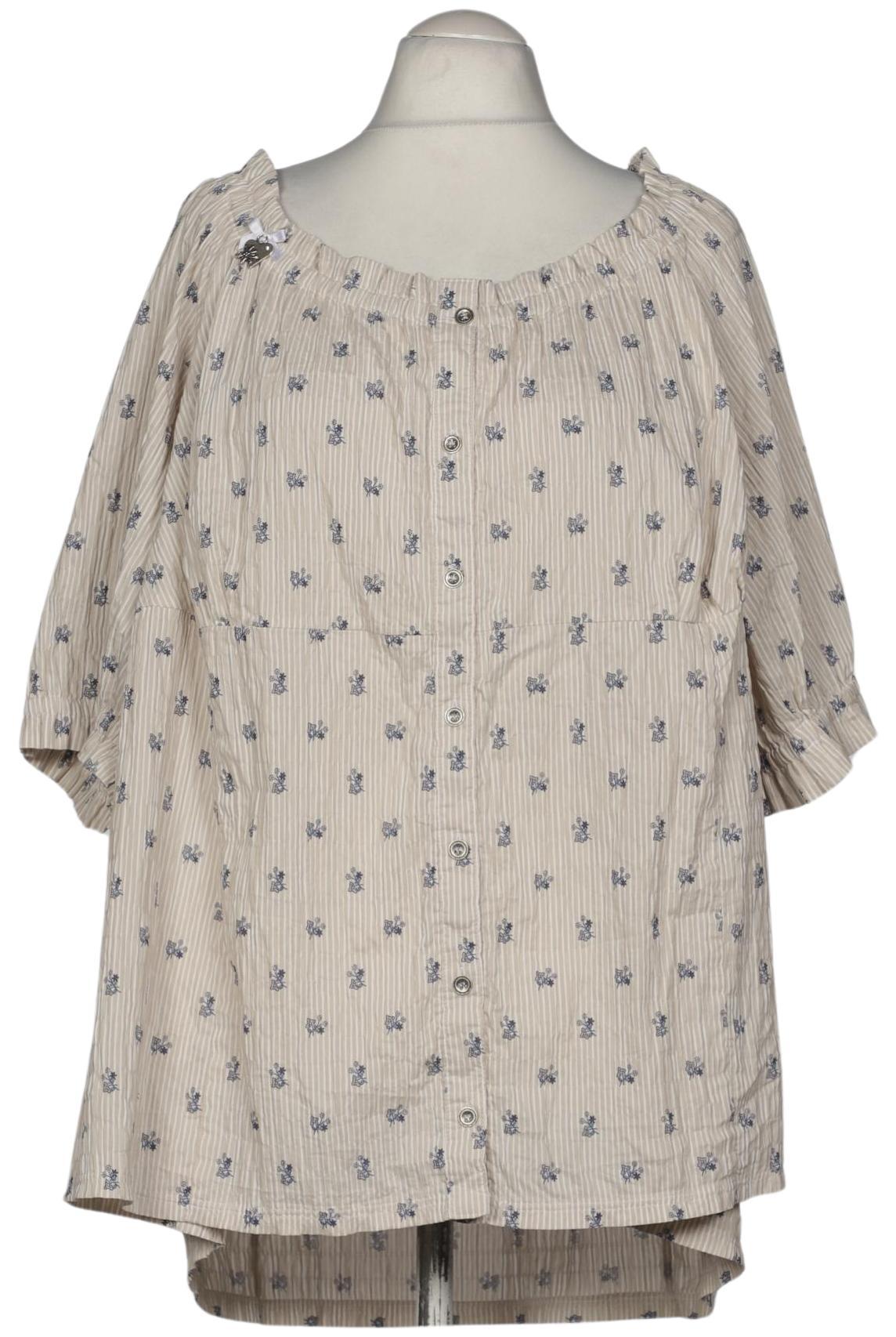 

Ulla Popken Damen Bluse, beige, Gr. 58