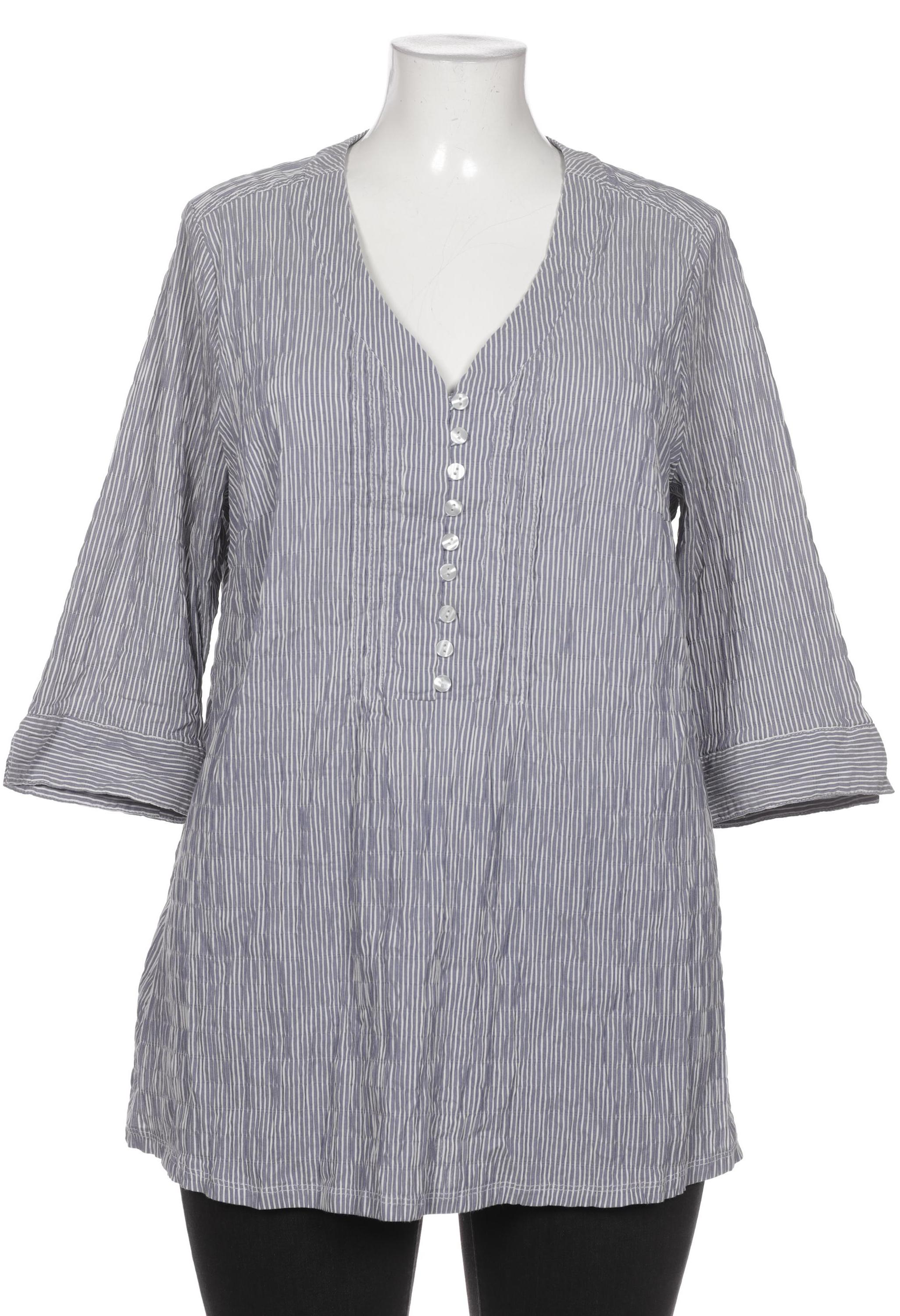

Ulla Popken Damen Bluse, blau, Gr. 46