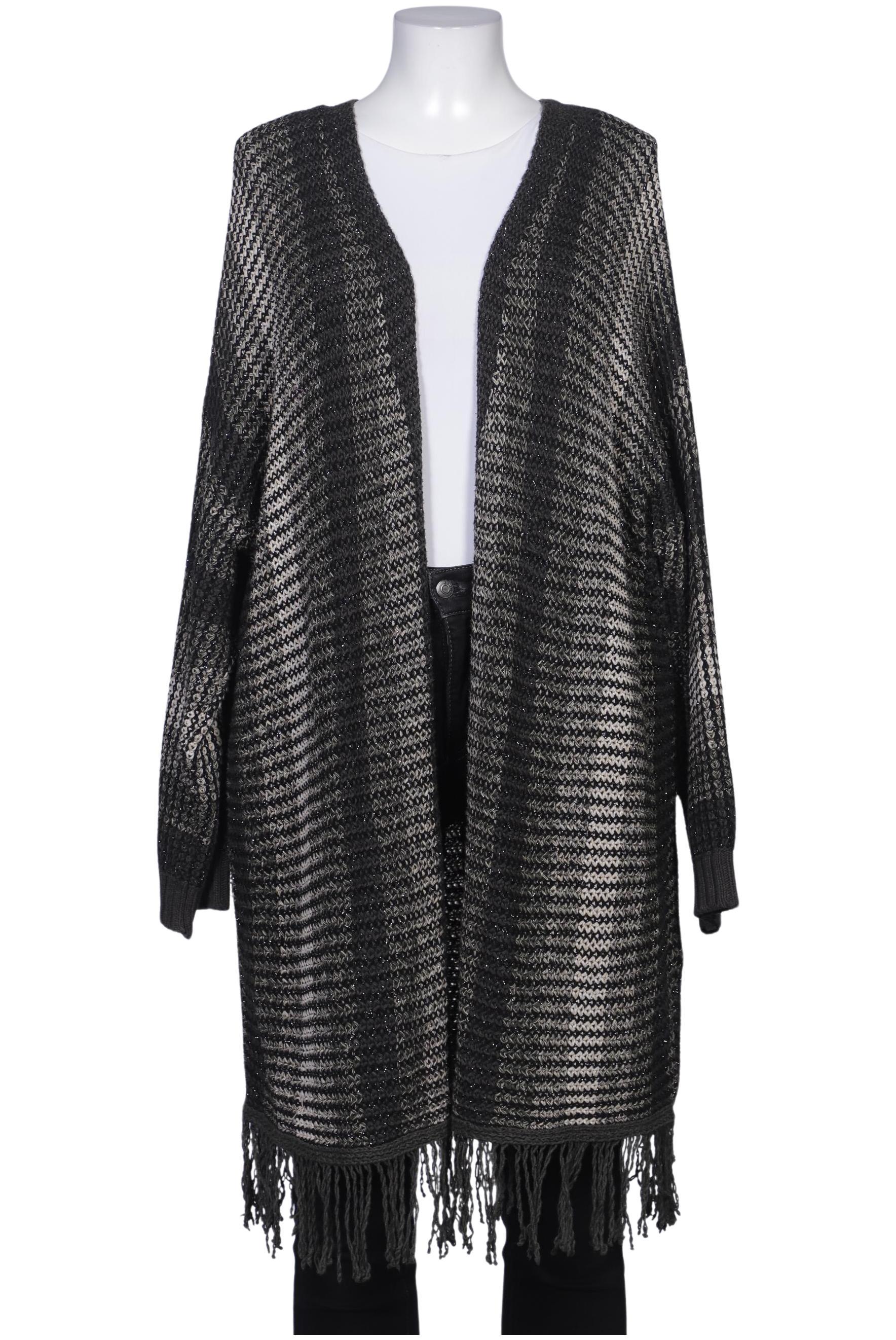 

Ulla Popken Damen Strickjacke, grau, Gr. 50