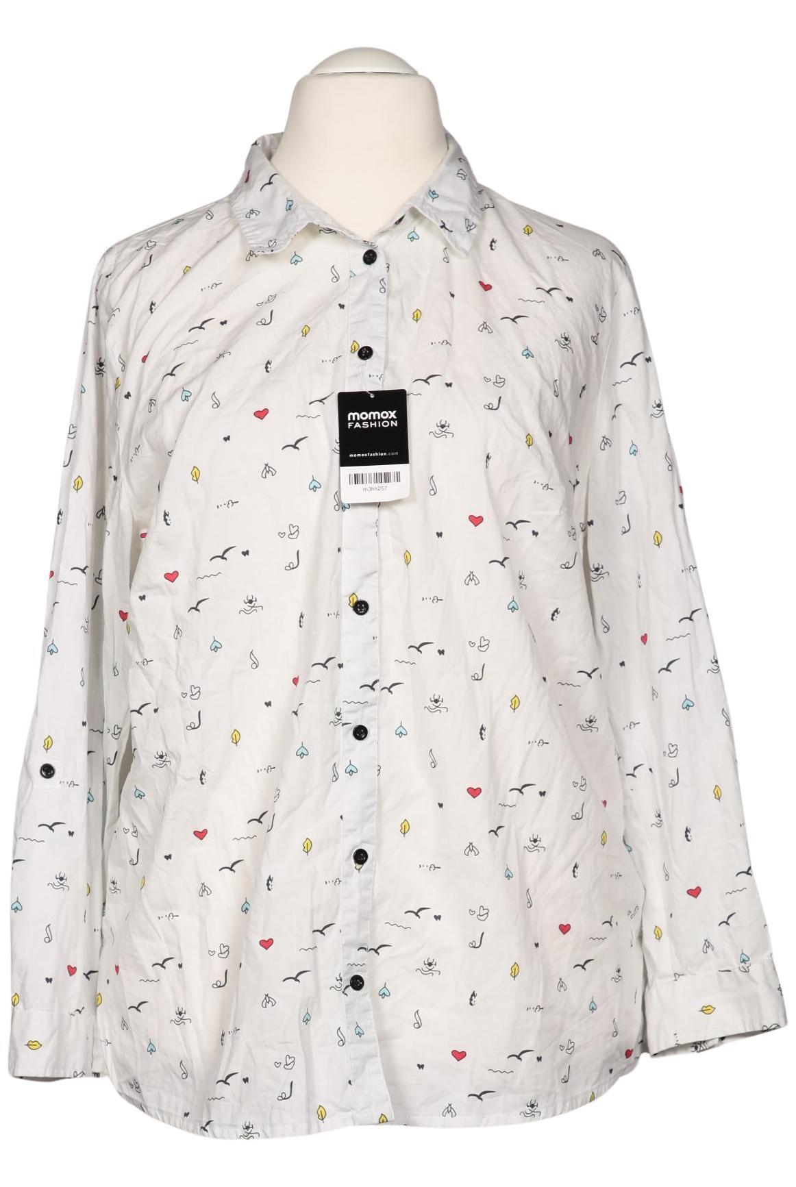 

Ulla Popken Damen Bluse, weiß, Gr. 46