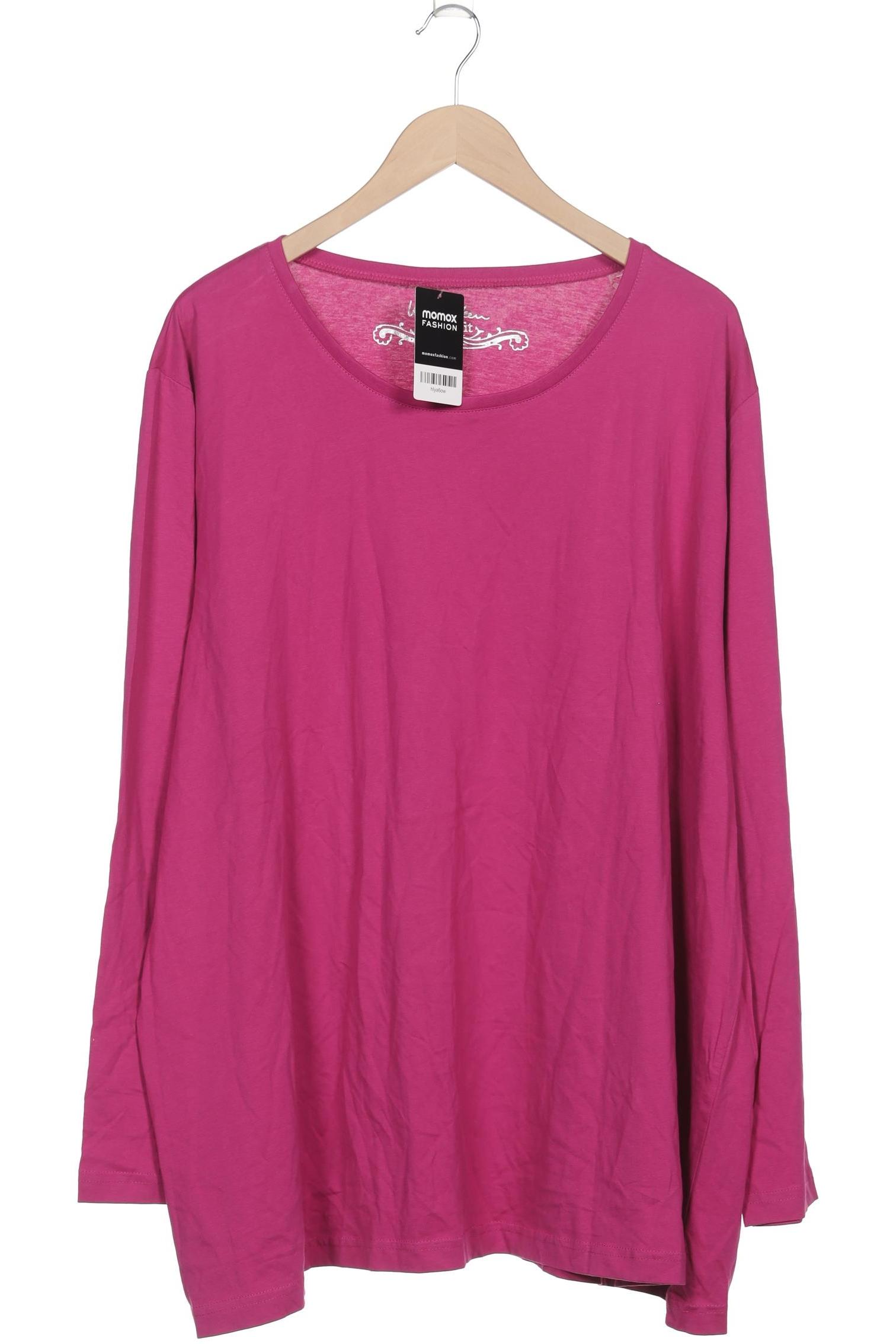 

Ulla Popken Damen Langarmshirt, pink, Gr. 62