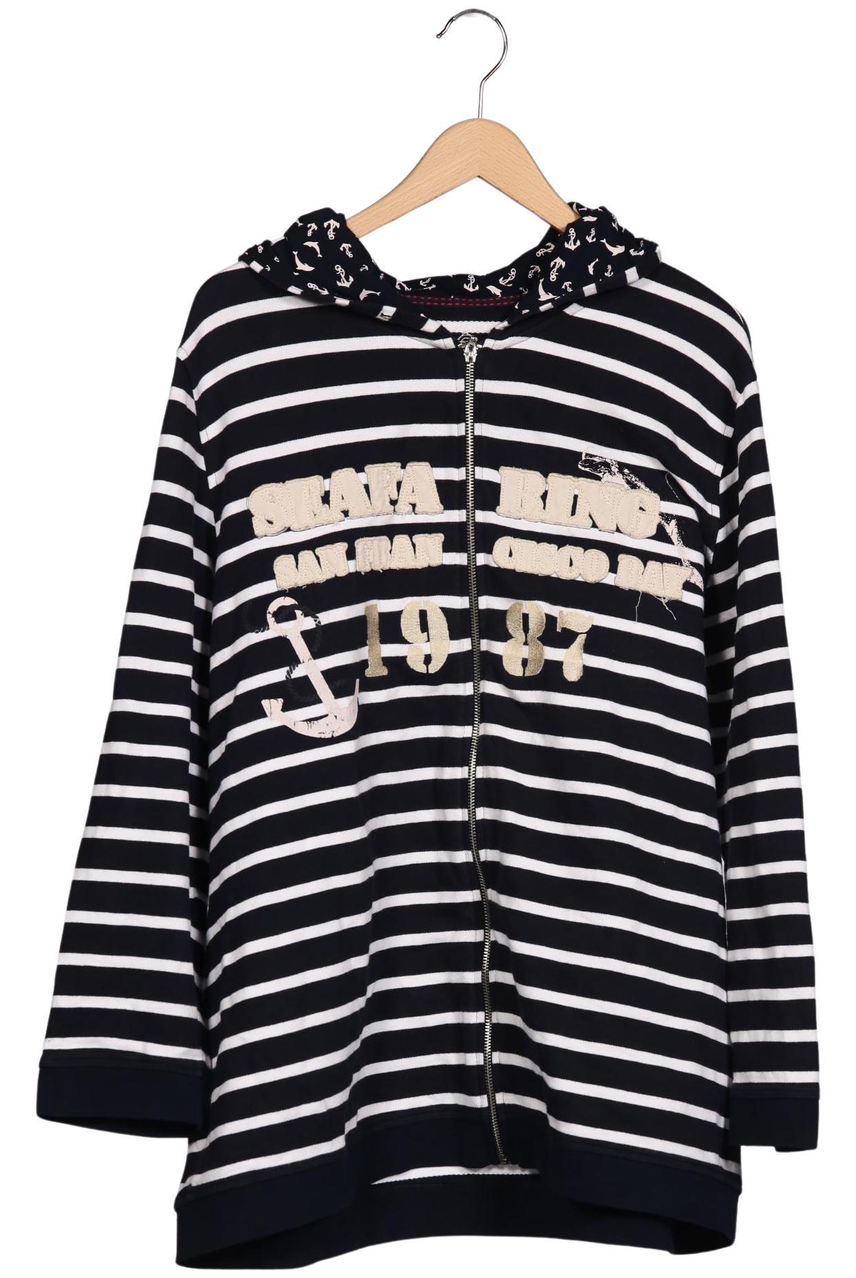 

Ulla Popken Damen Kapuzenpullover, marineblau, Gr. 50