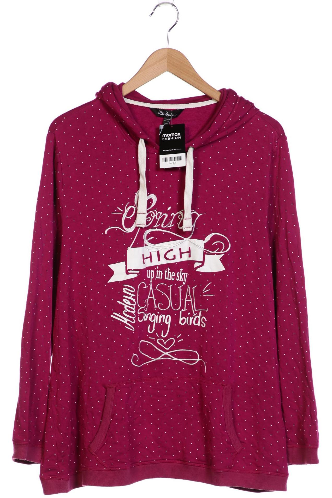 

Ulla Popken Damen Kapuzenpullover, pink, Gr. 46