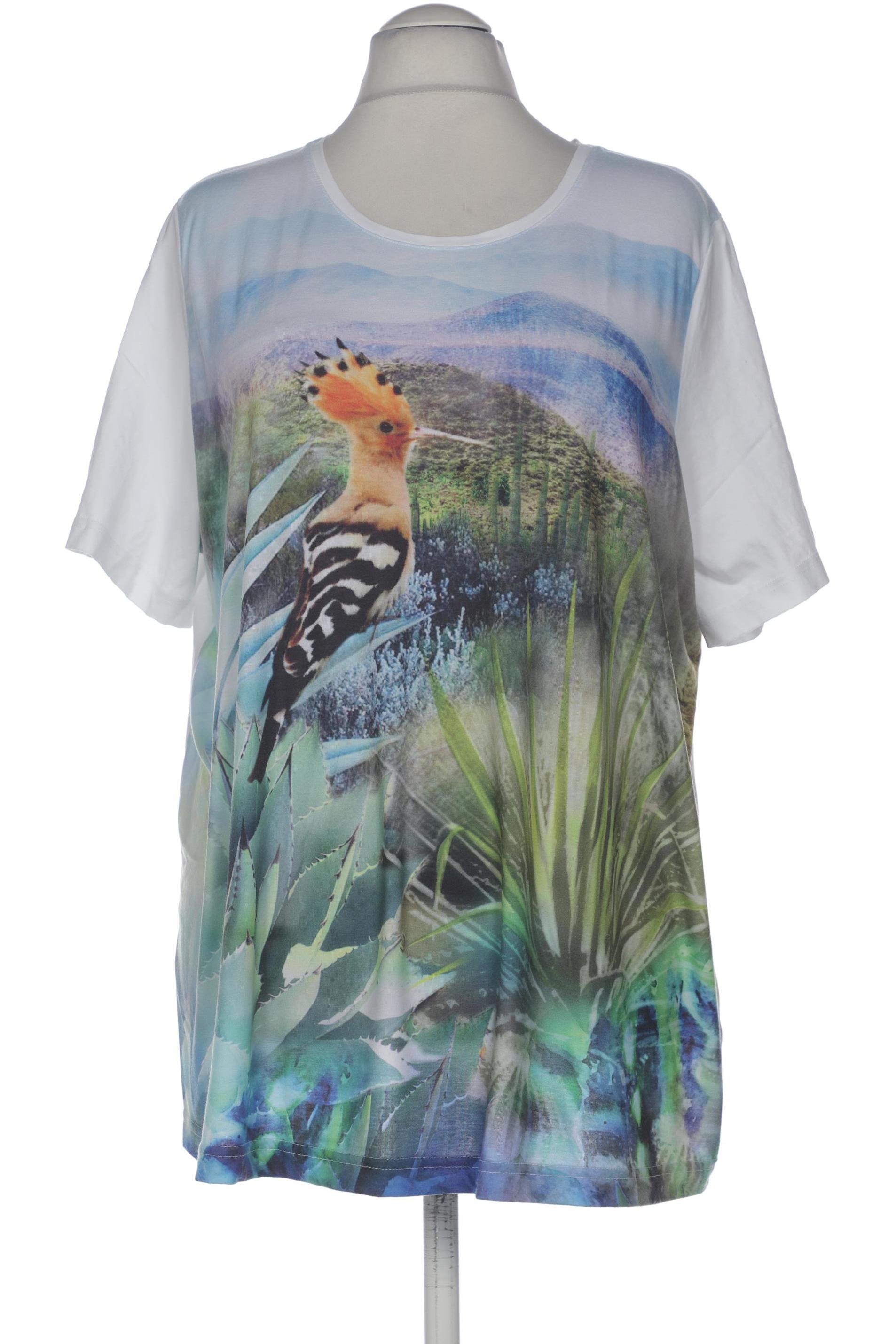 

Ulla Popken Damen T-Shirt, weiß, Gr. 52