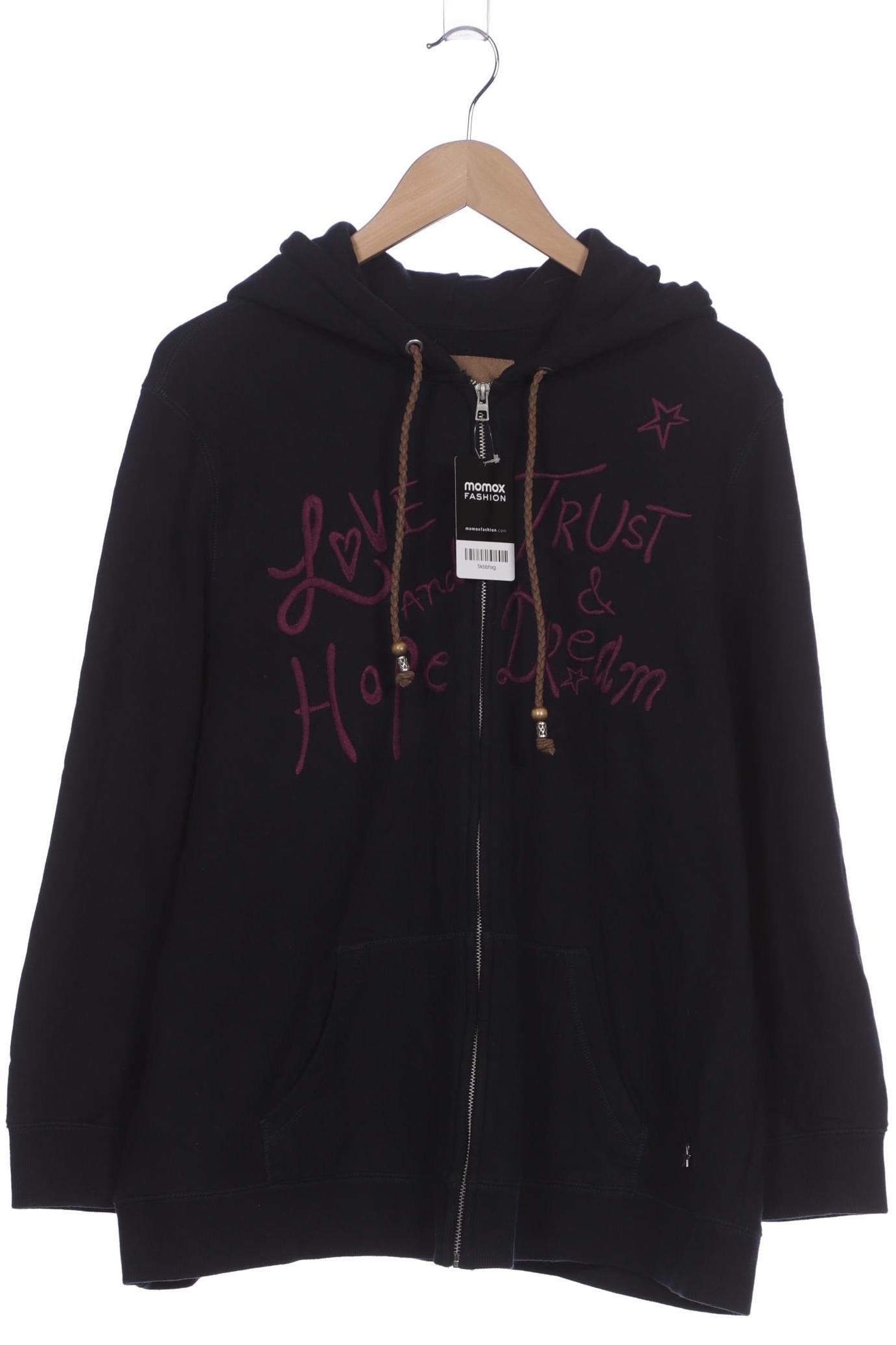 

Ulla Popken Damen Kapuzenpullover, marineblau, Gr. 46