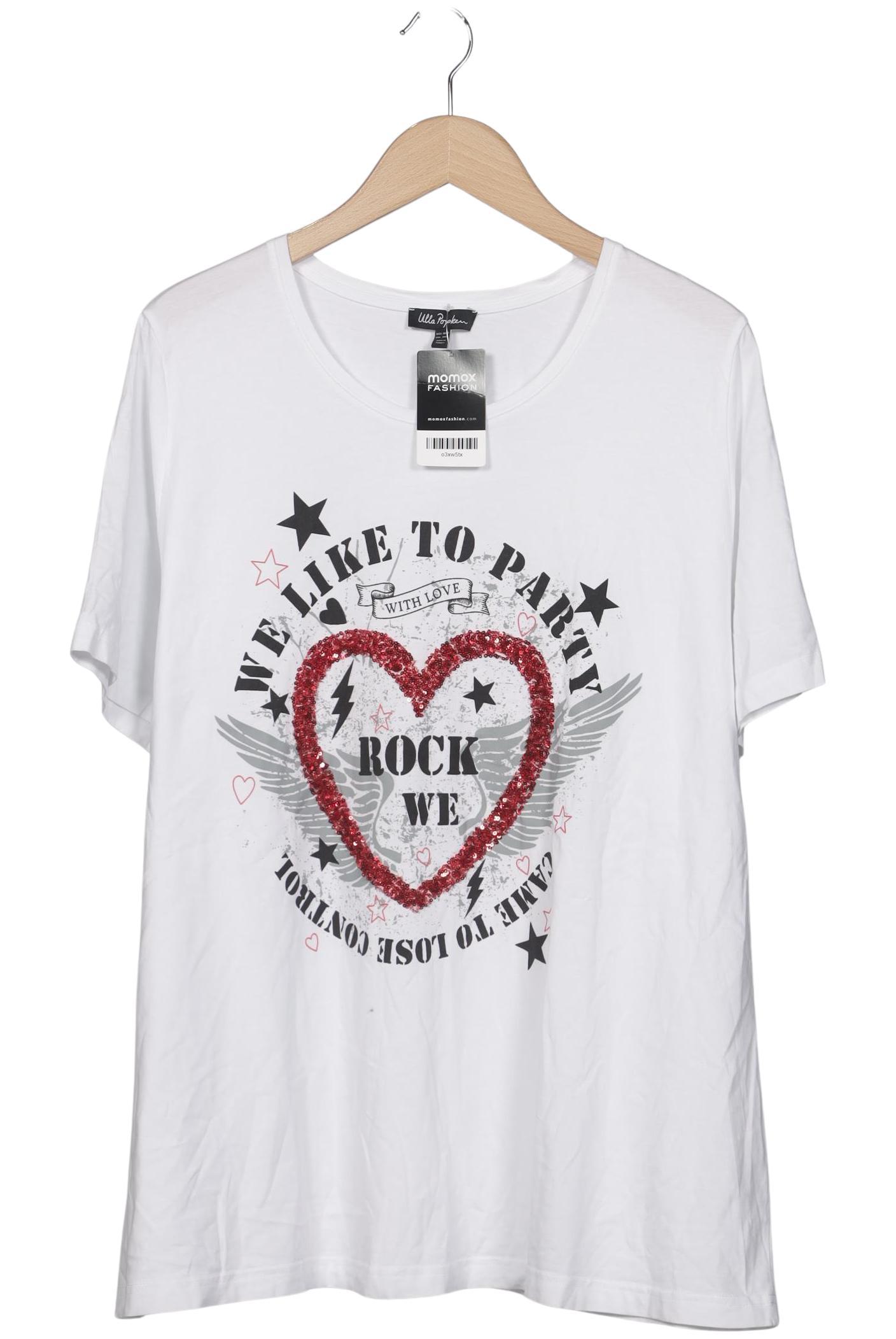 

Ulla Popken Damen T-Shirt, weiß, Gr. 50