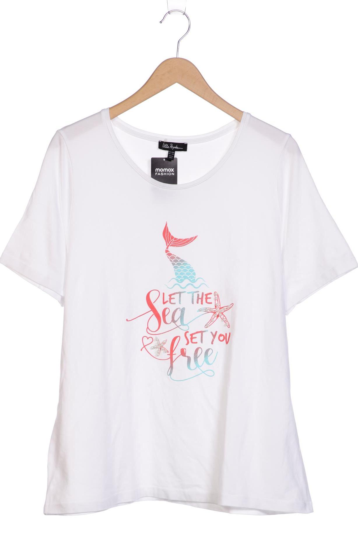 

Ulla Popken Damen T-Shirt, weiß, Gr. 46