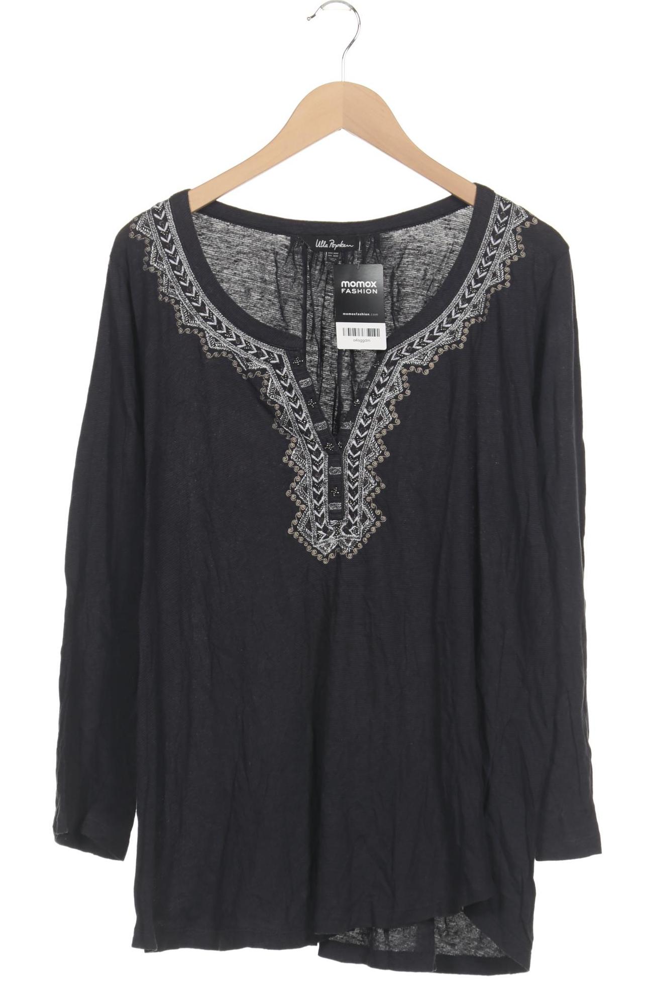 

Ulla Popken Damen Langarmshirt, grau, Gr. 50