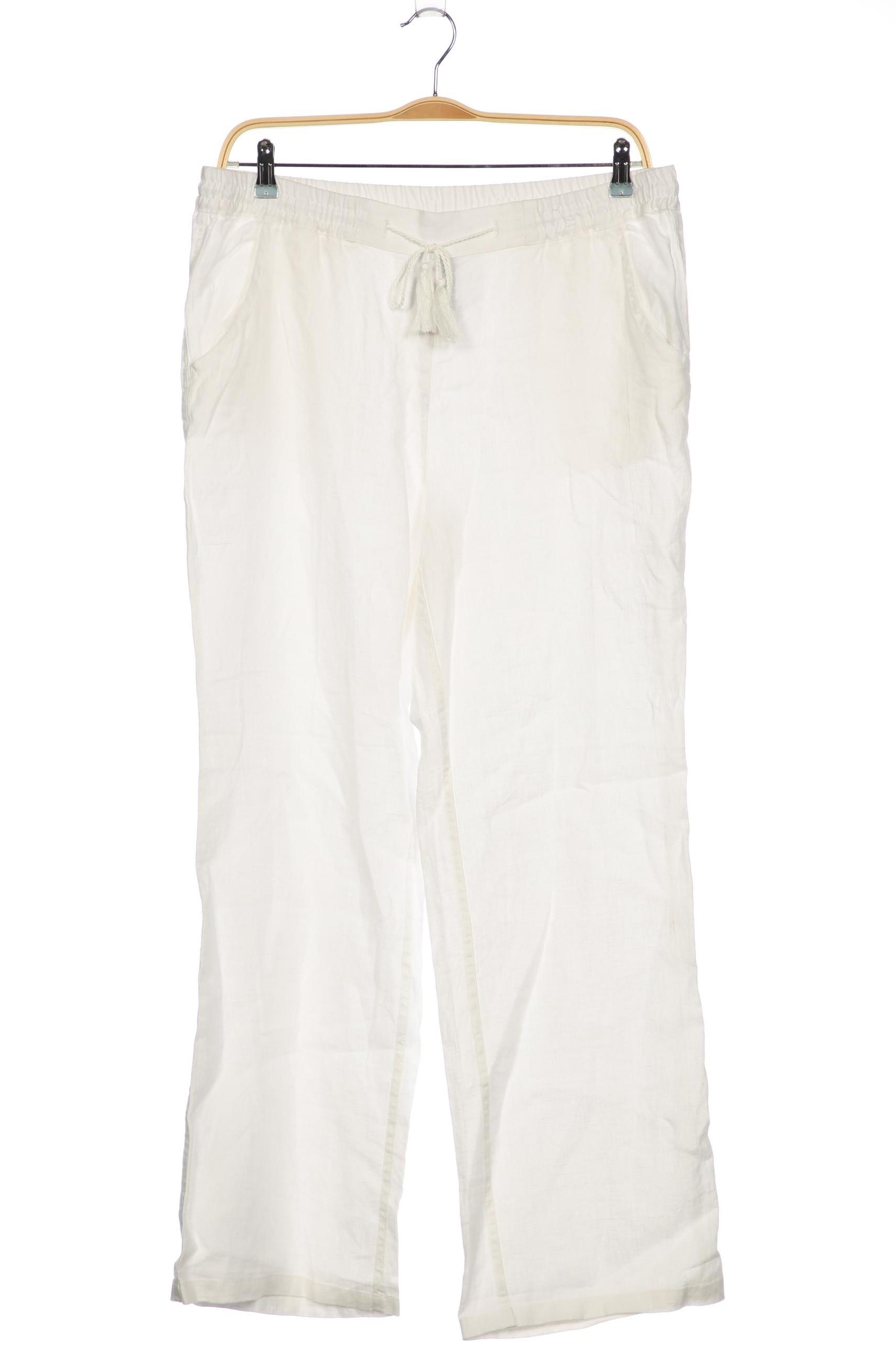 

Ulla Popken Damen Stoffhose, weiß, Gr. 46