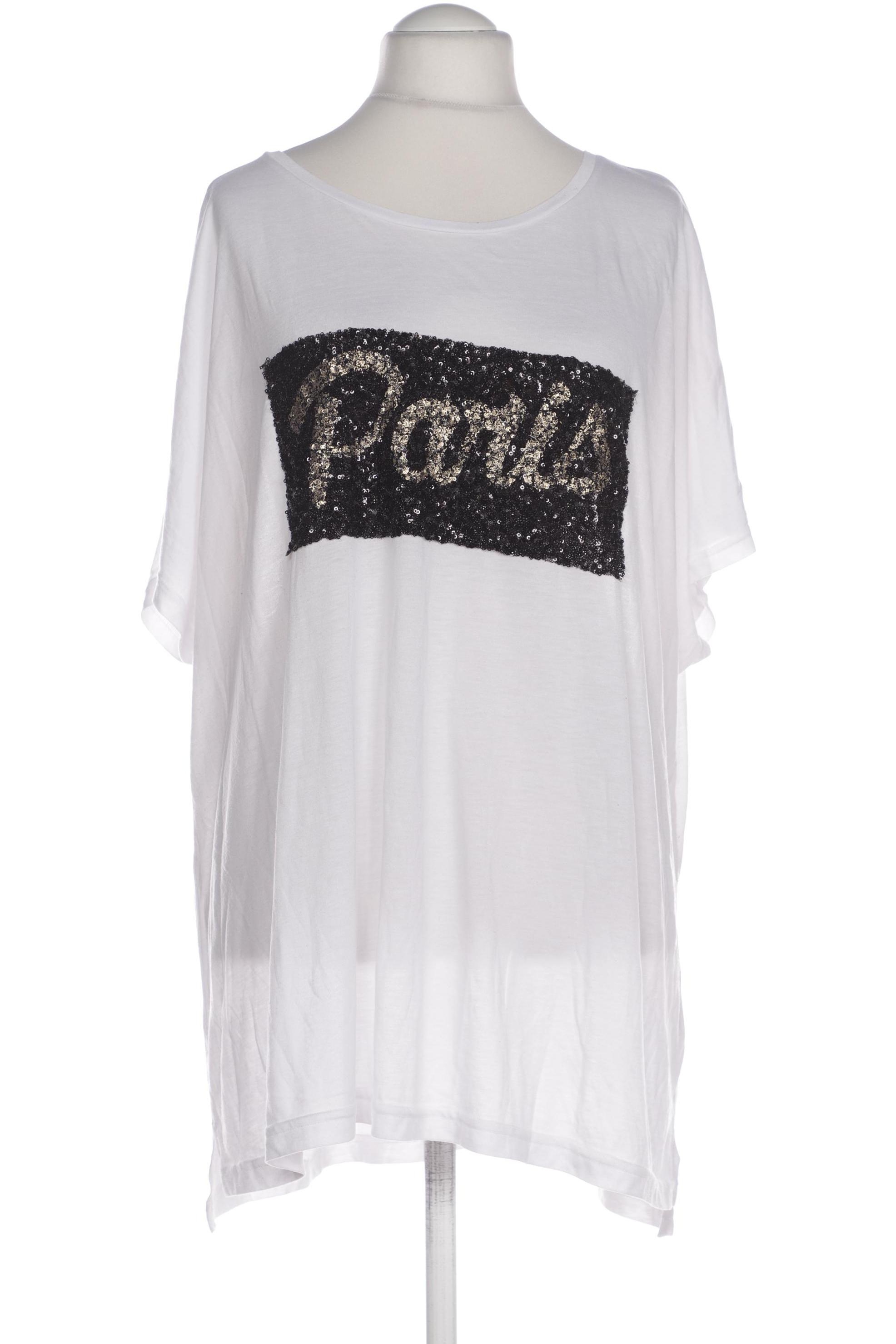 

Ulla Popken Damen T-Shirt, weiß, Gr. 54