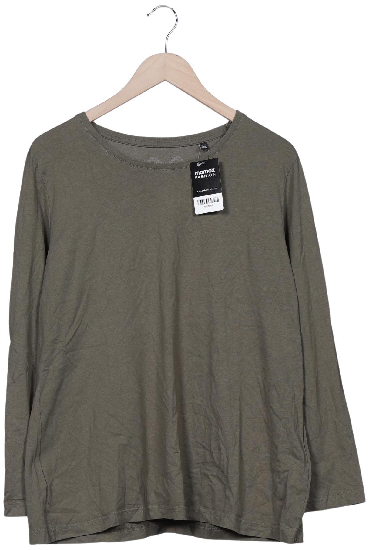 

Ulla Popken Damen Langarmshirt, grün, Gr. 46
