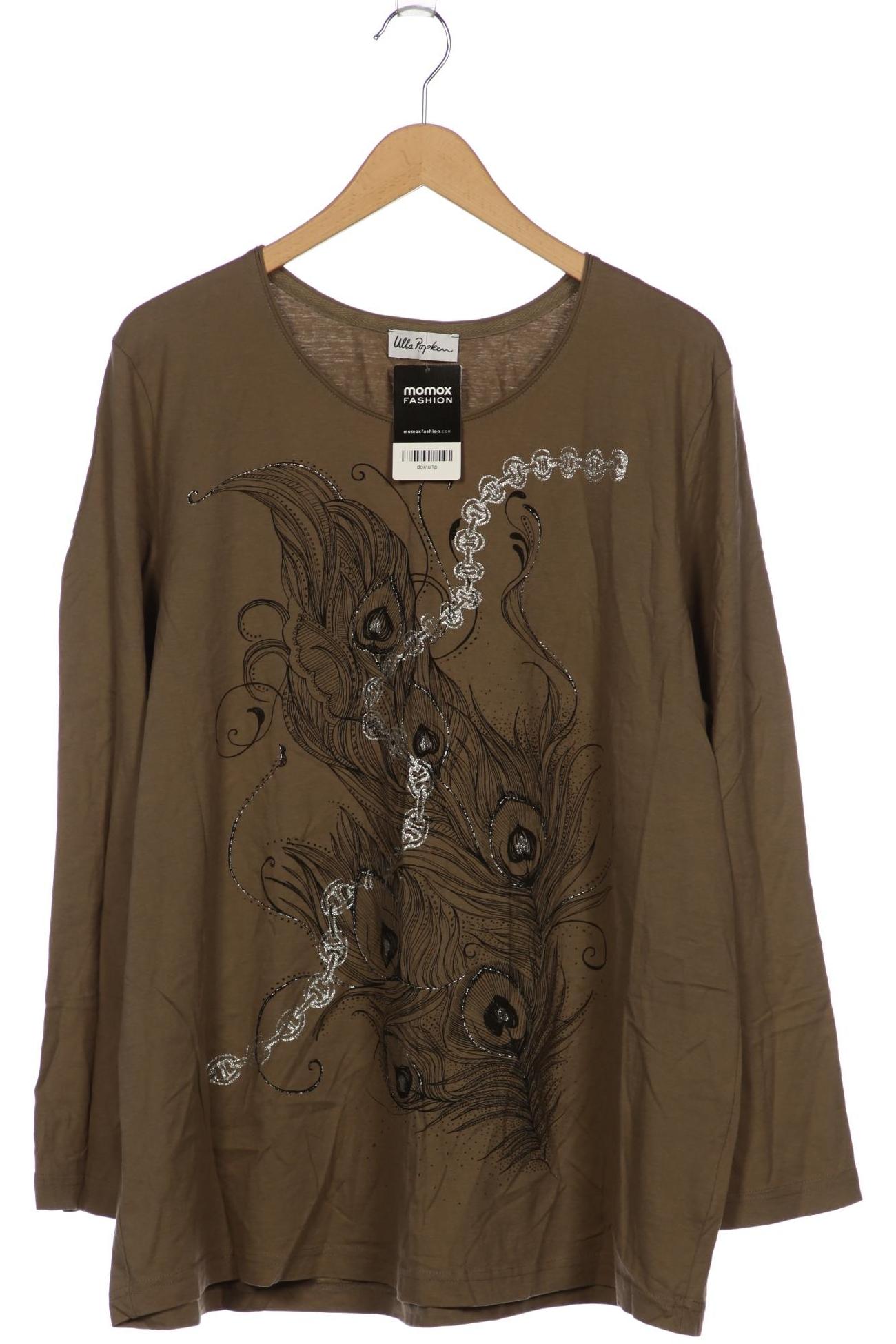 

Ulla Popken Damen Langarmshirt, braun, Gr. 50