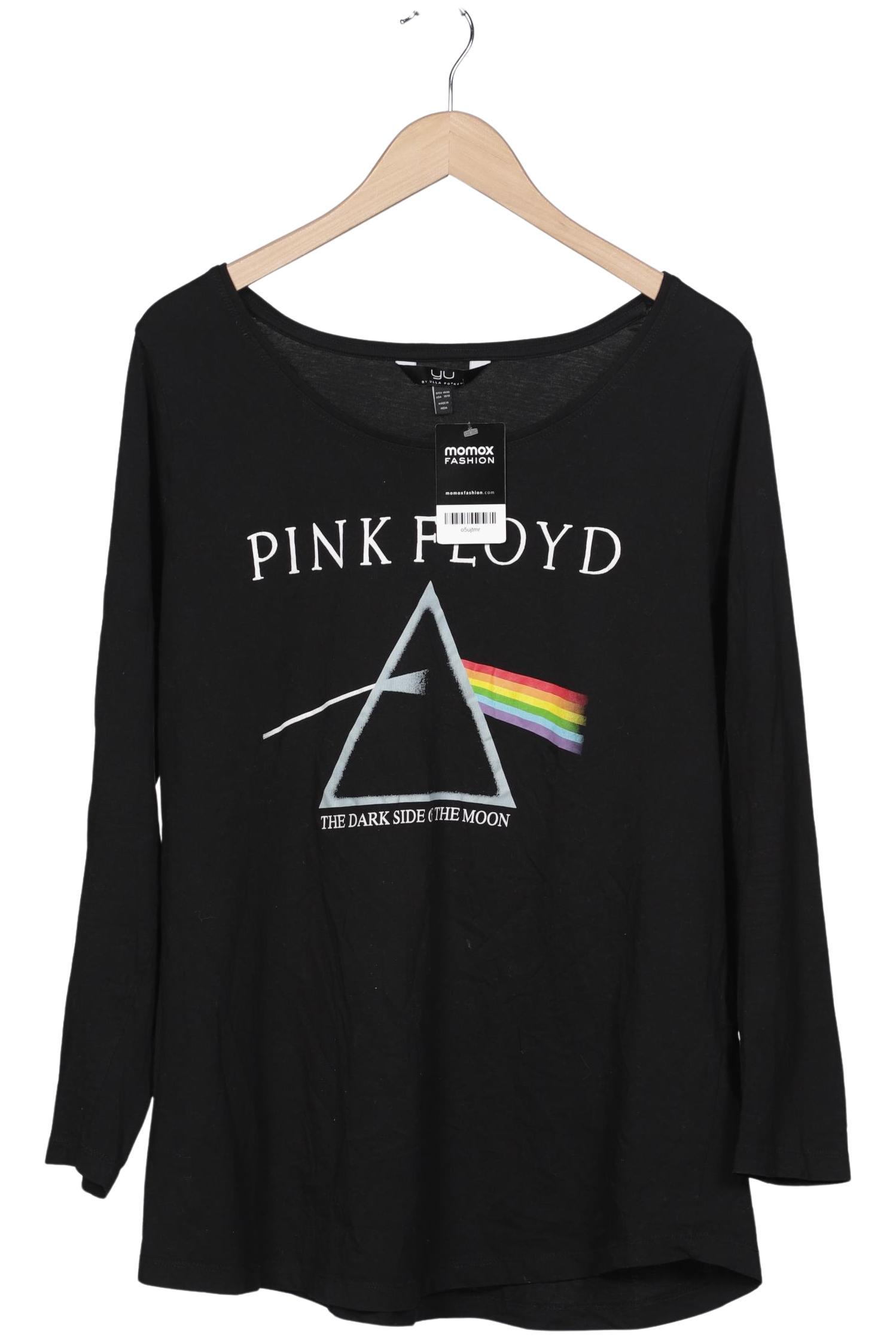 

Ulla Popken Damen Langarmshirt, schwarz, Gr. 46