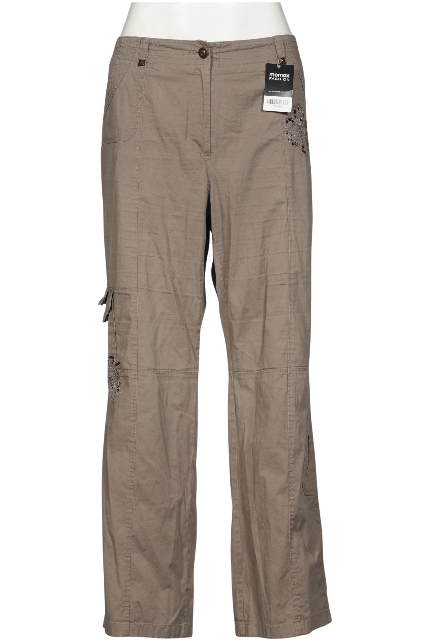 

Ulla Popken Damen Stoffhose, beige, Gr. 48