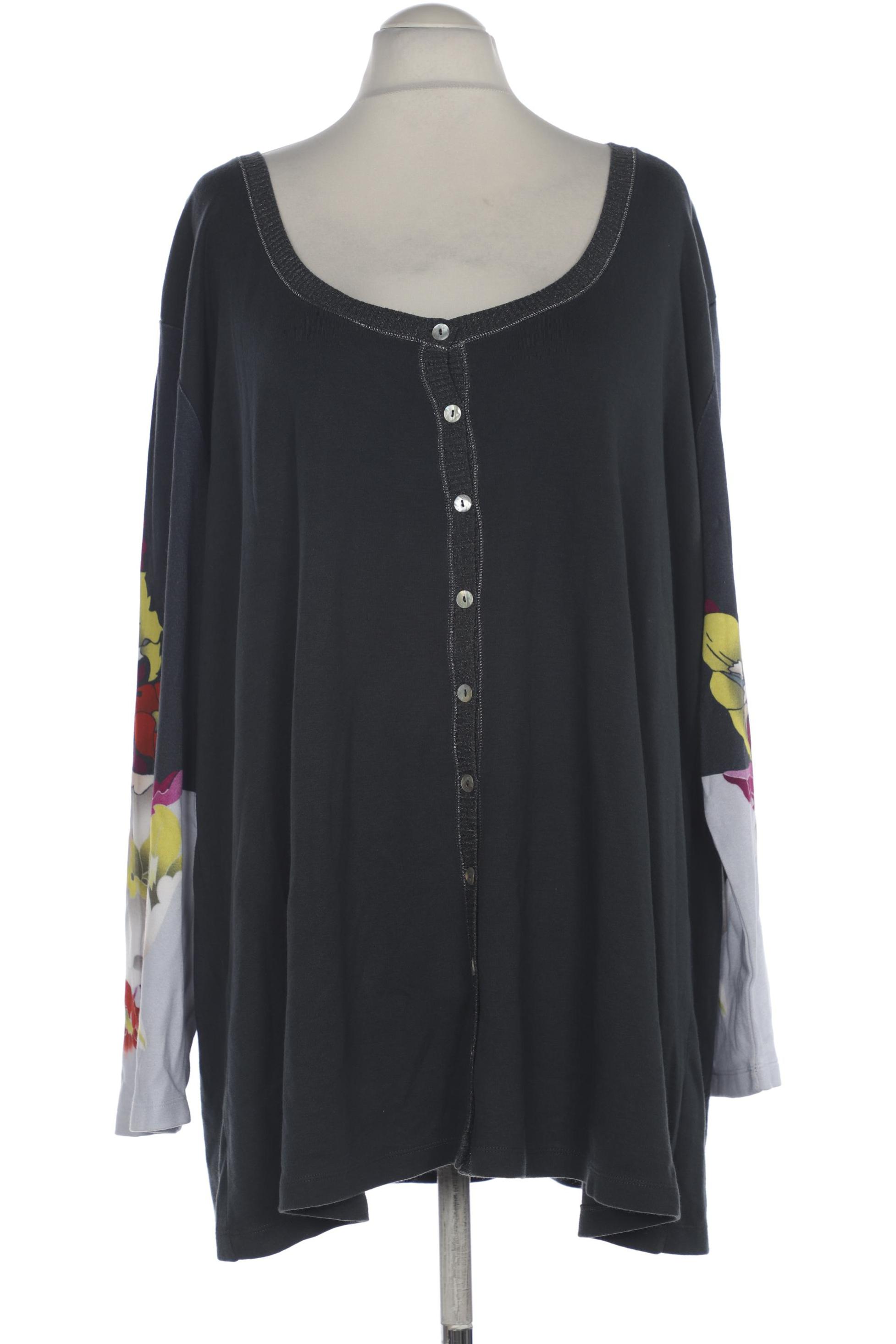 

Ulla Popken Damen Strickjacke, grau, Gr. 52