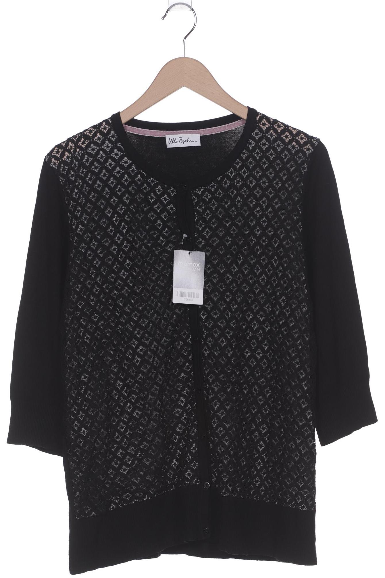 

Ulla Popken Damen Strickjacke, schwarz, Gr. 42