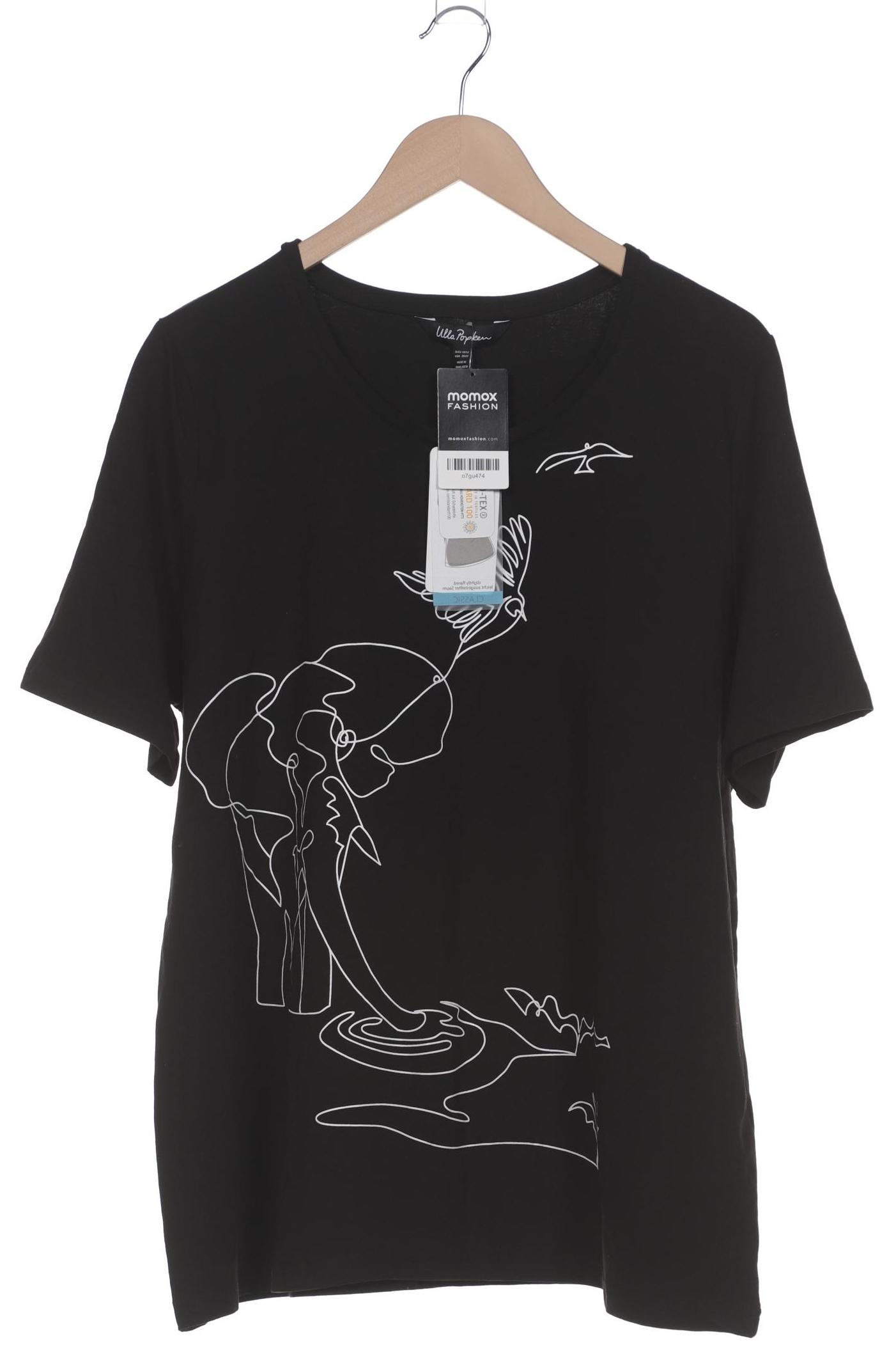 

Ulla Popken Damen T-Shirt, schwarz, Gr. 50