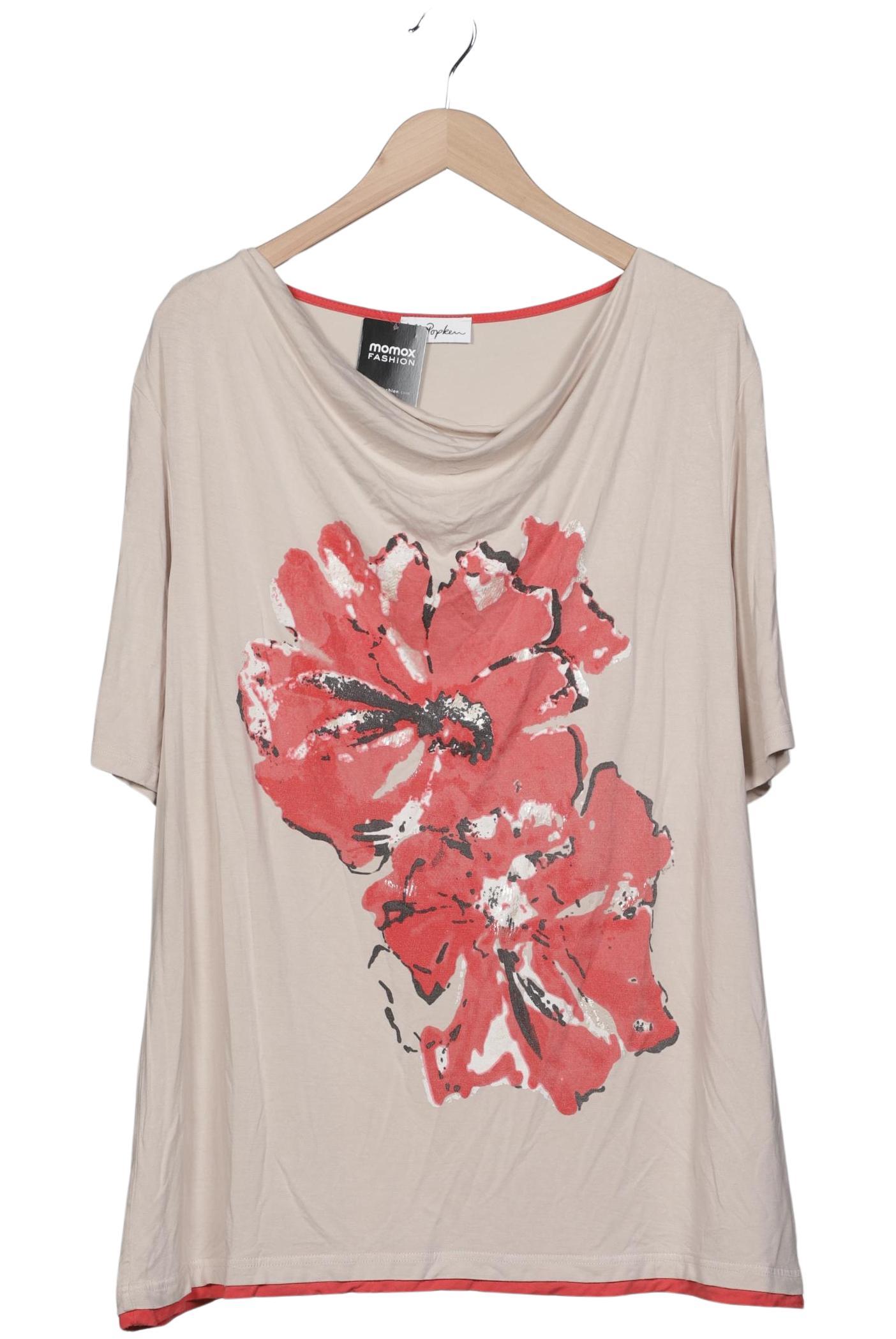 

Ulla Popken Damen T-Shirt, beige, Gr. 46