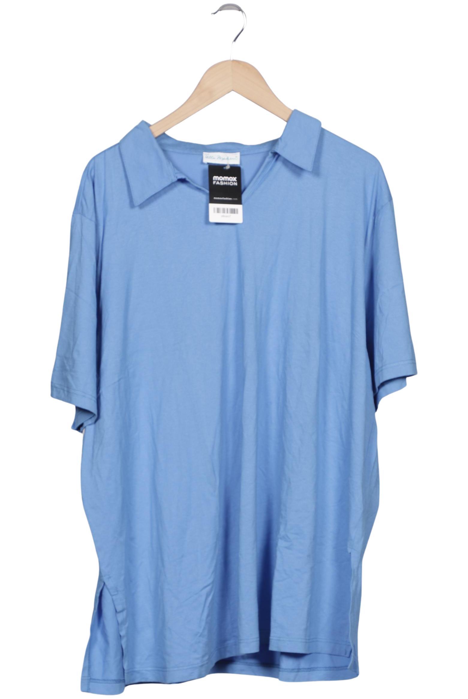 

Ulla Popken Damen Poloshirt, blau, Gr. 50