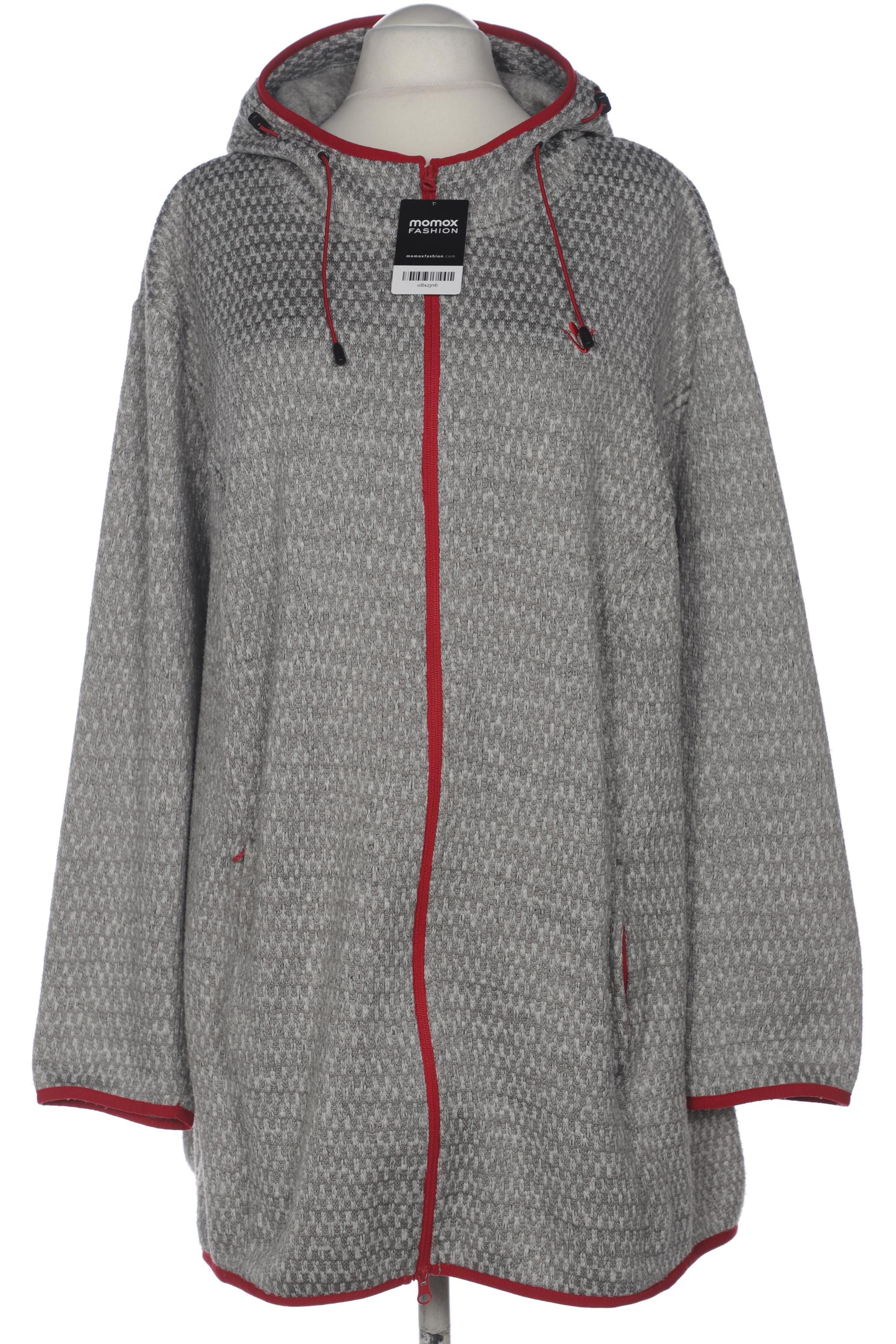 

Ulla Popken Damen Kapuzenpullover, grau, Gr. 60