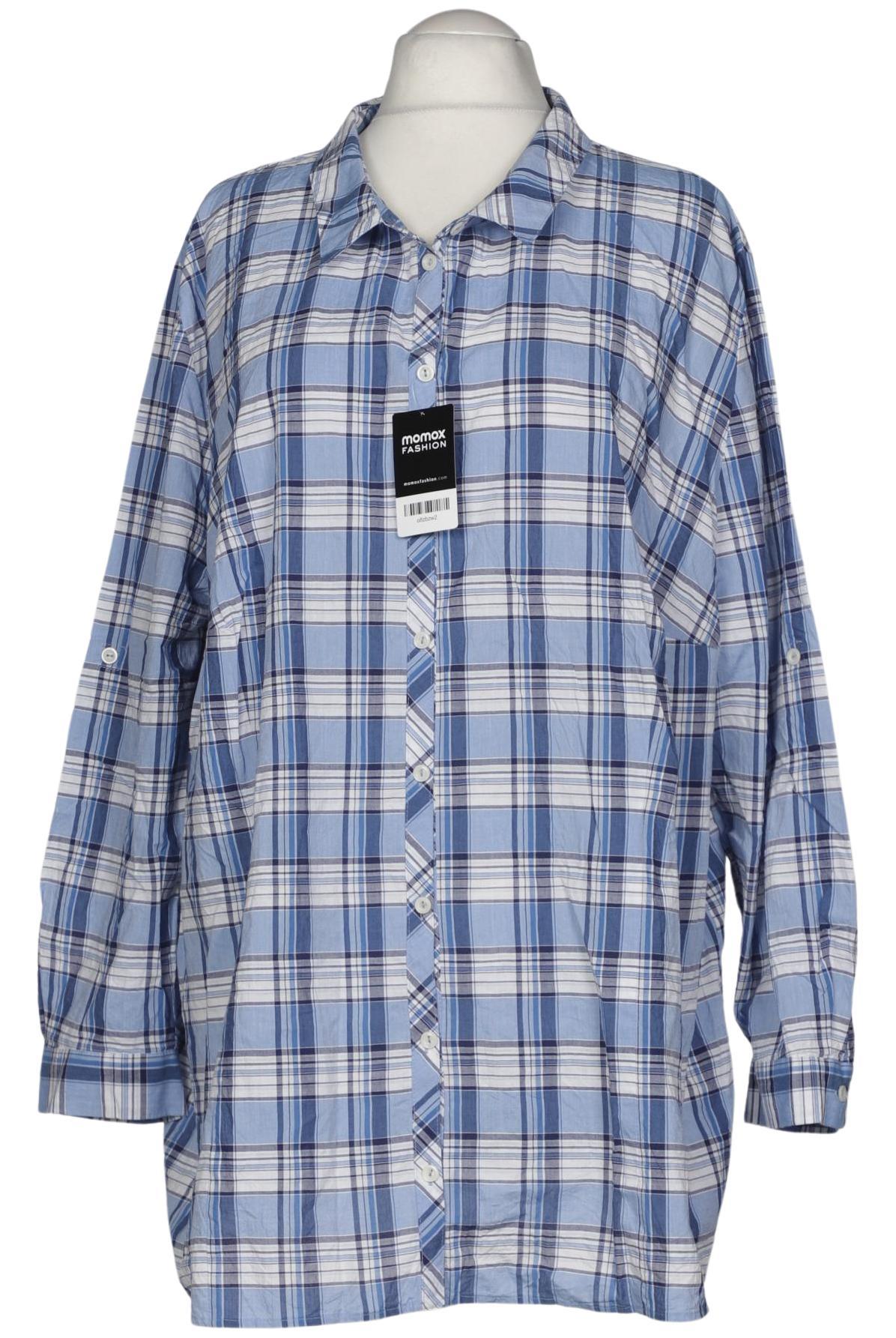 

Ulla Popken Damen Bluse, blau, Gr. 58