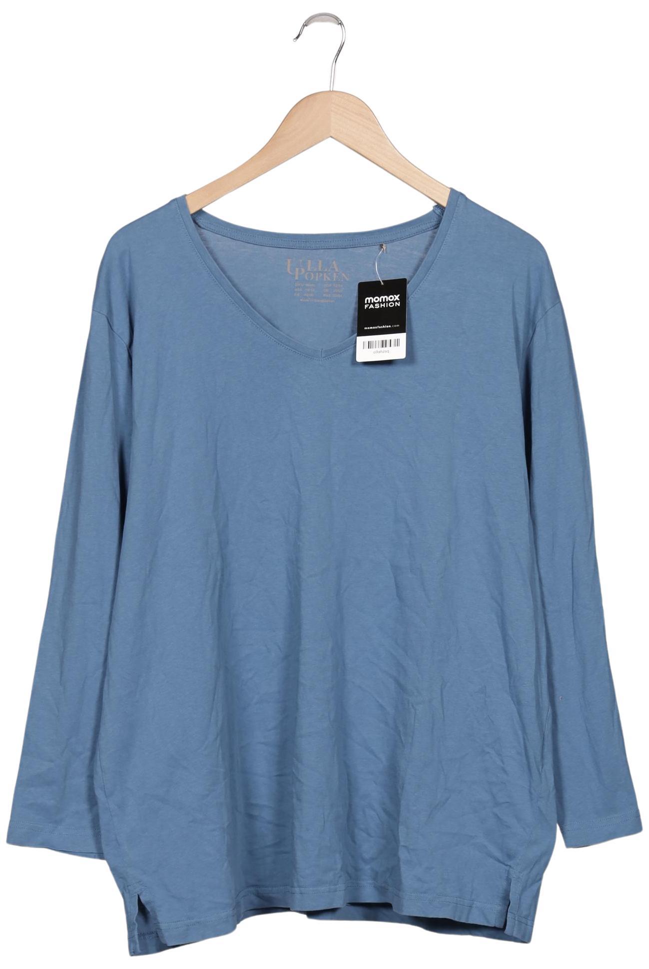 

Ulla Popken Damen Langarmshirt, hellblau, Gr. 46