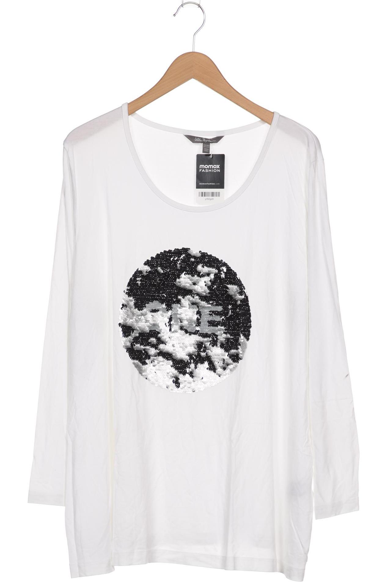 

Ulla Popken Damen Langarmshirt, weiß