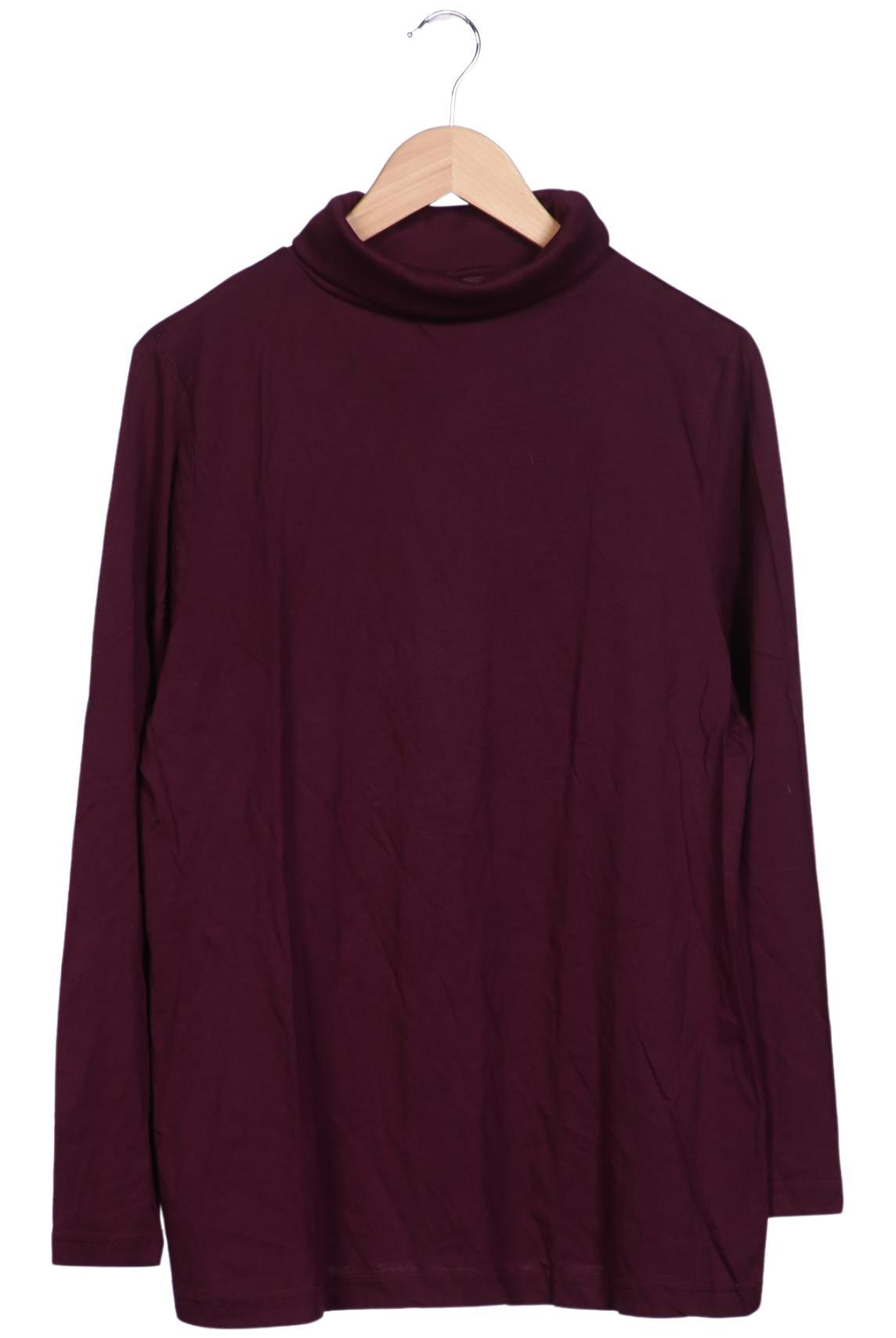 

Ulla Popken Damen Langarmshirt, bordeaux, Gr. 46