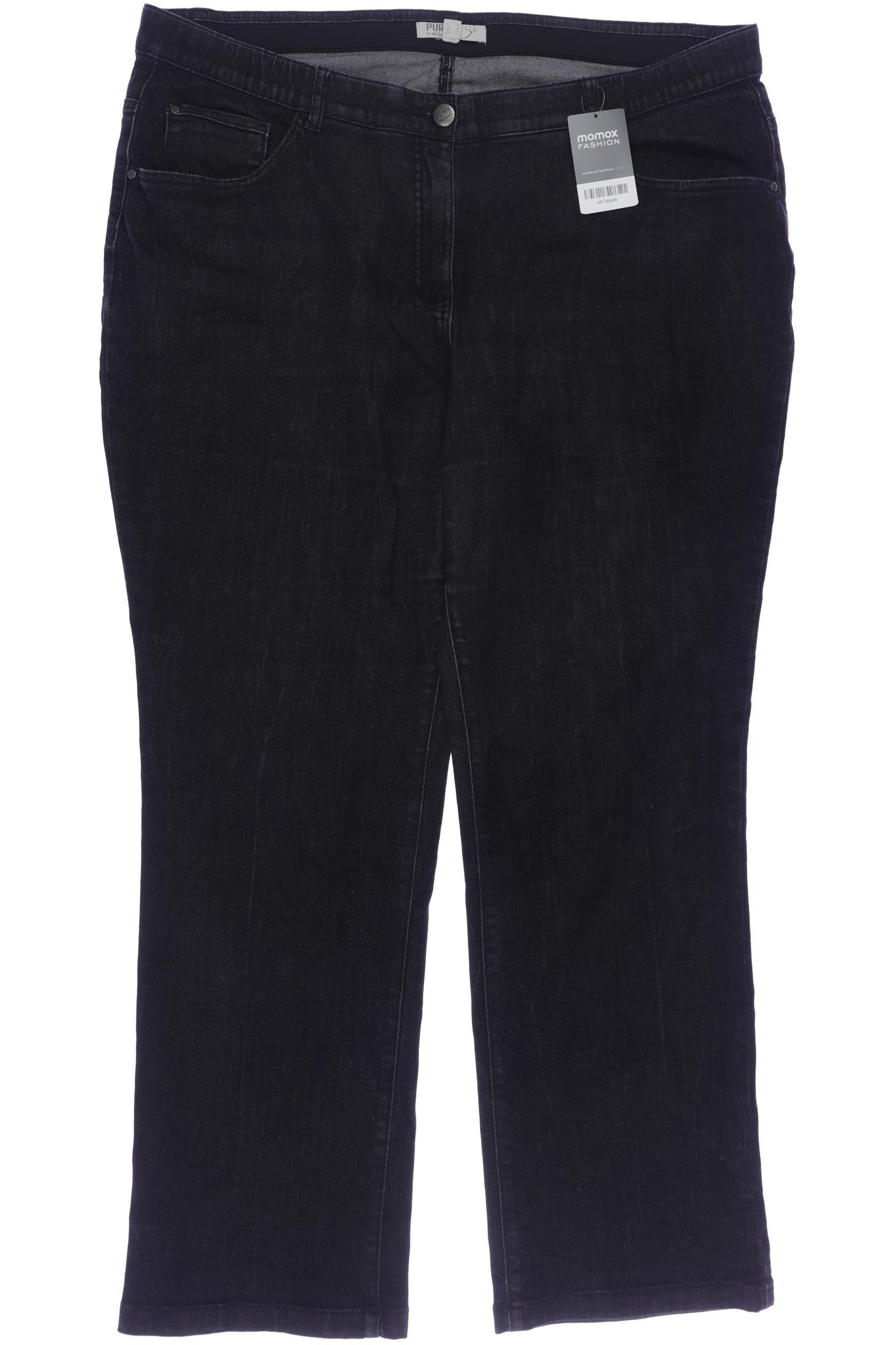 

Ulla Popken Damen Jeans, schwarz, Gr. 50