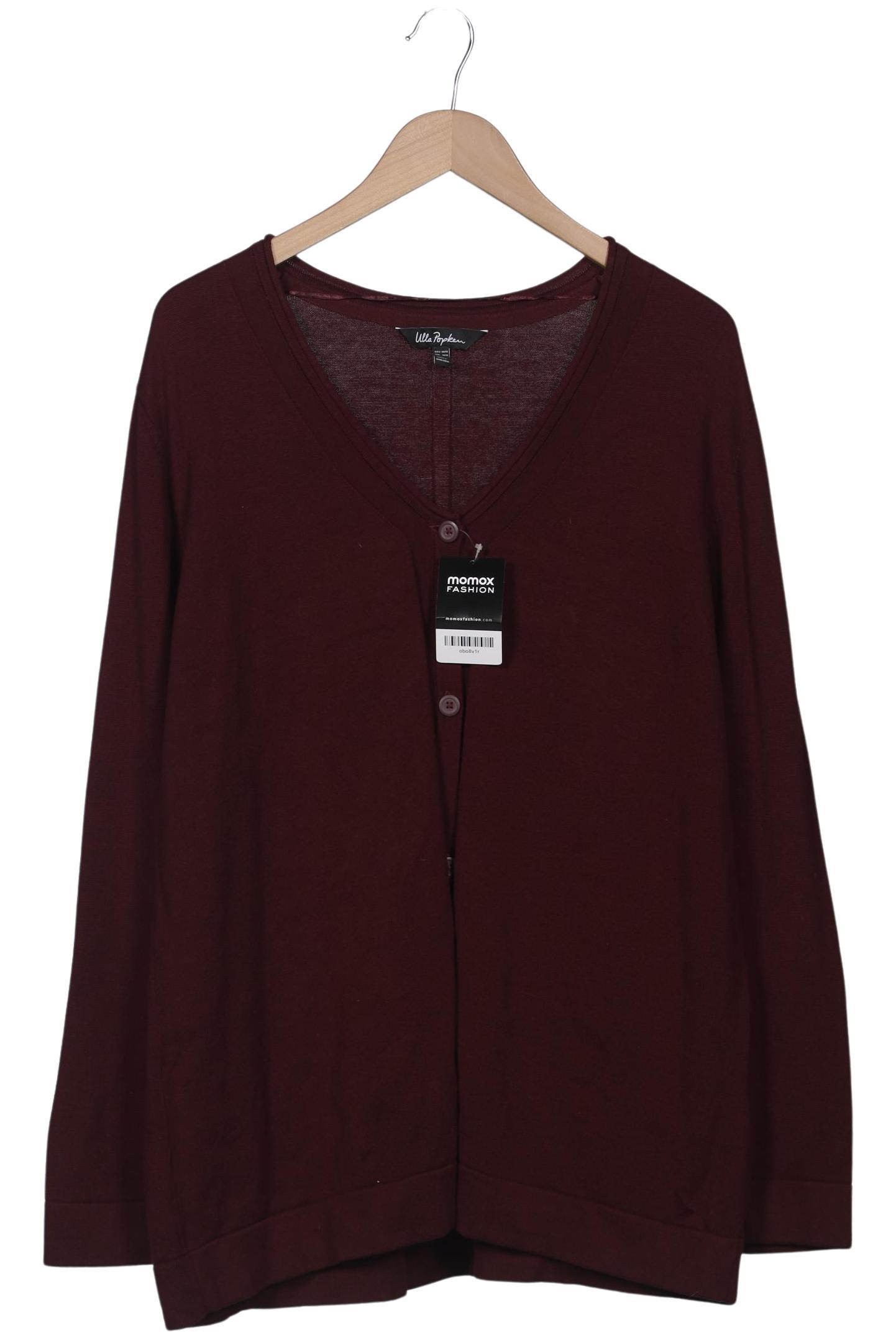 

Ulla Popken Damen Strickjacke, bordeaux, Gr. 46