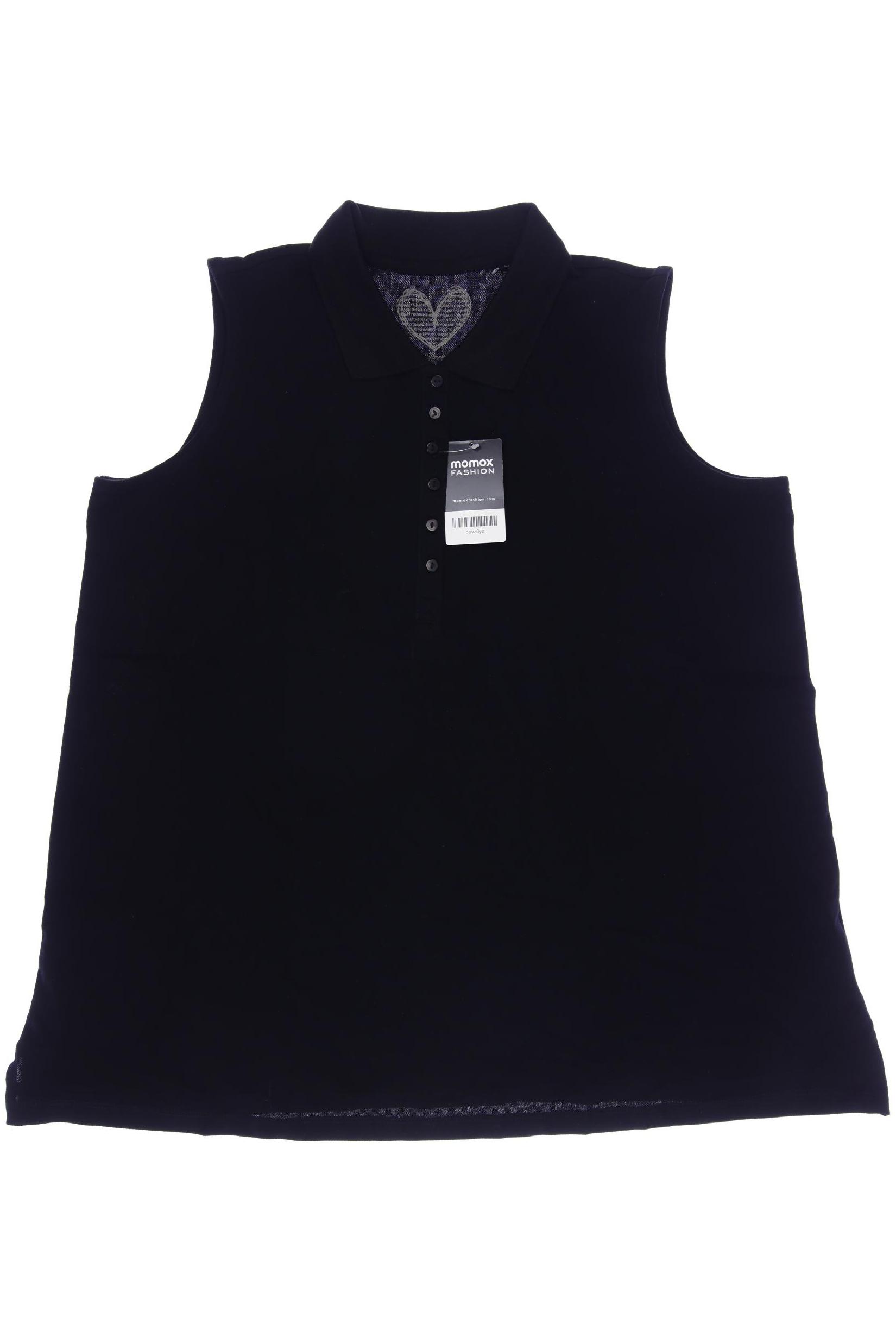 

Ulla Popken Damen Poloshirt, schwarz