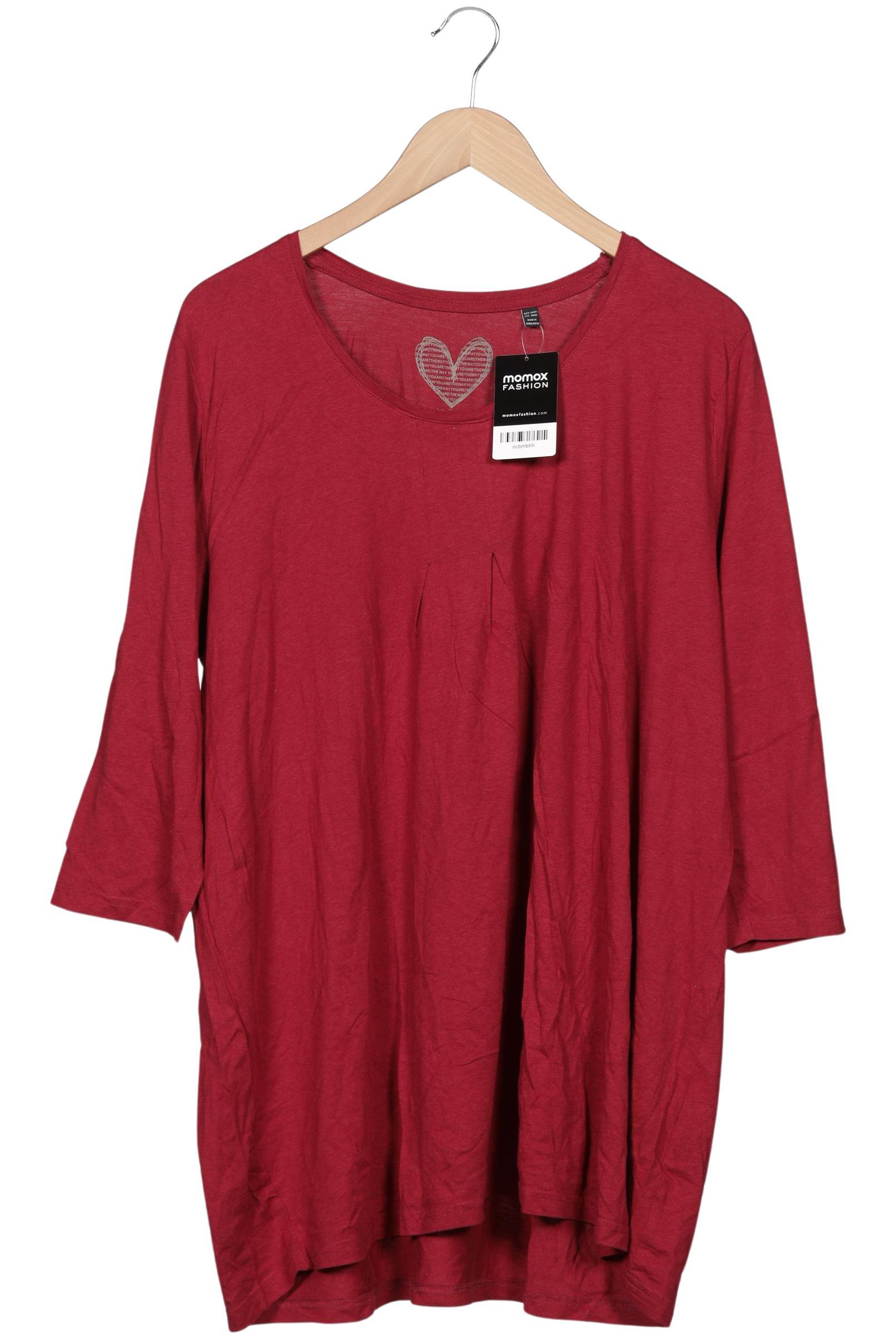 

Ulla Popken Damen Langarmshirt, rot, Gr. 50
