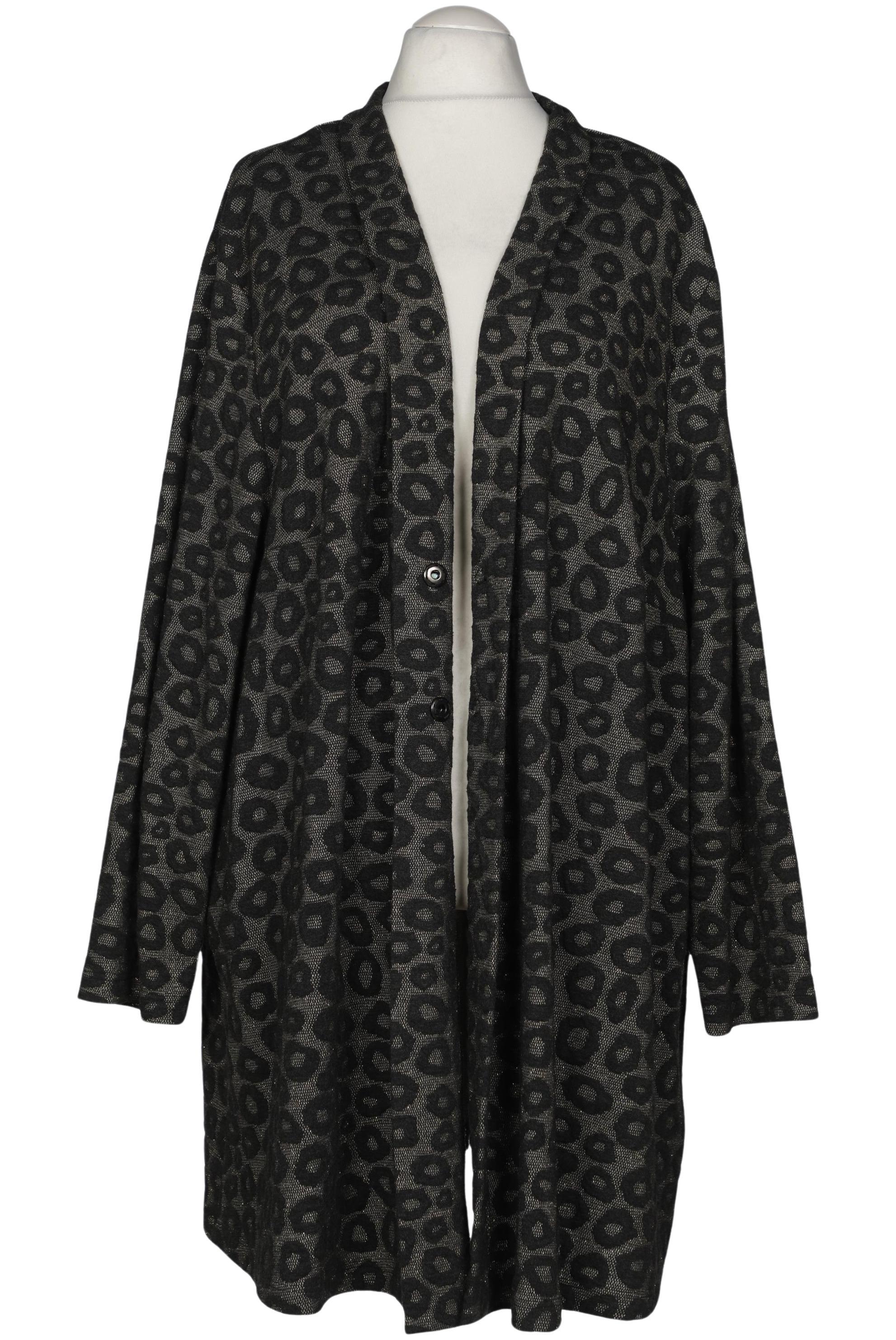 

Ulla Popken Damen Strickjacke, schwarz, Gr. 58