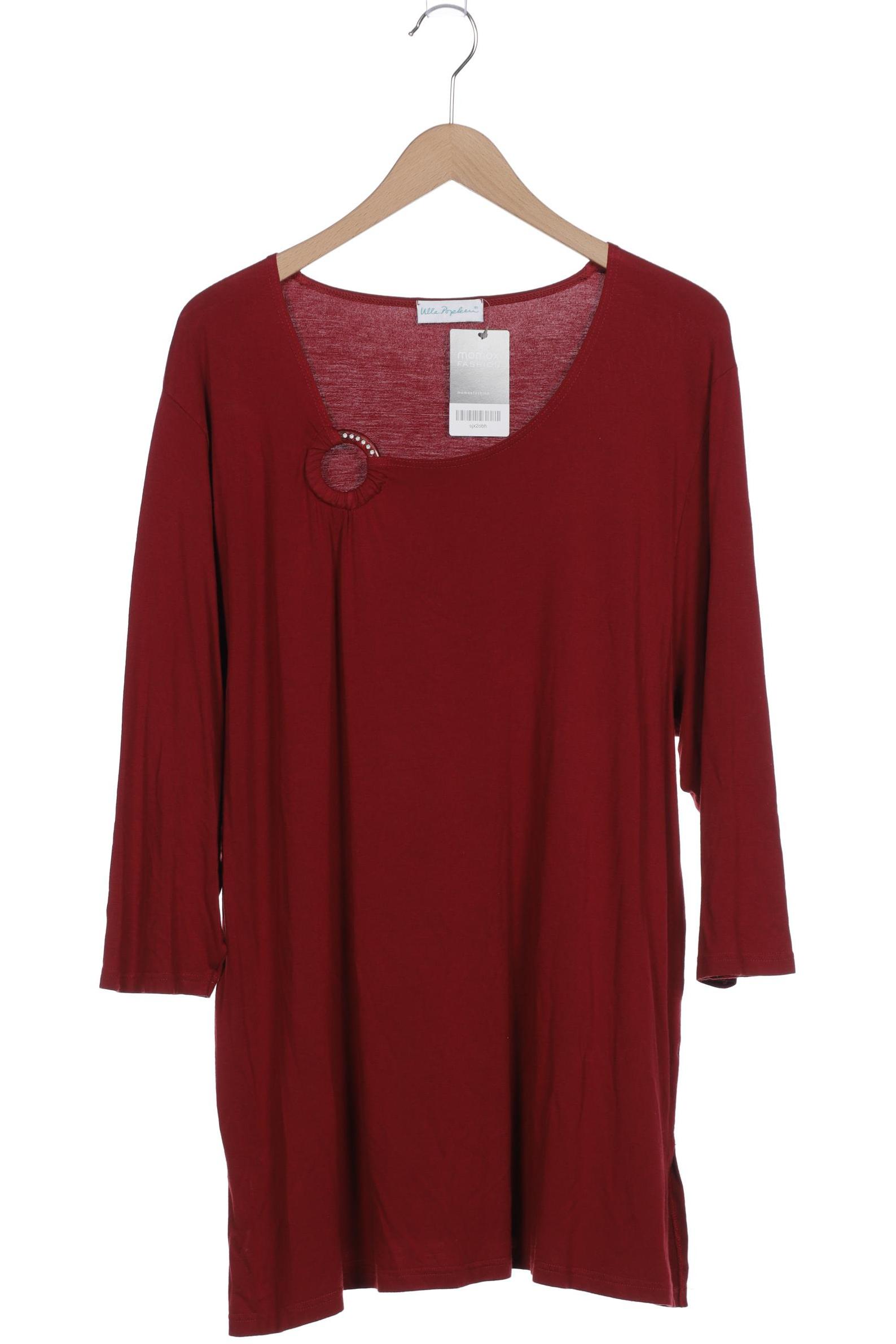 

Ulla Popken Damen Langarmshirt, bordeaux, Gr. 52
