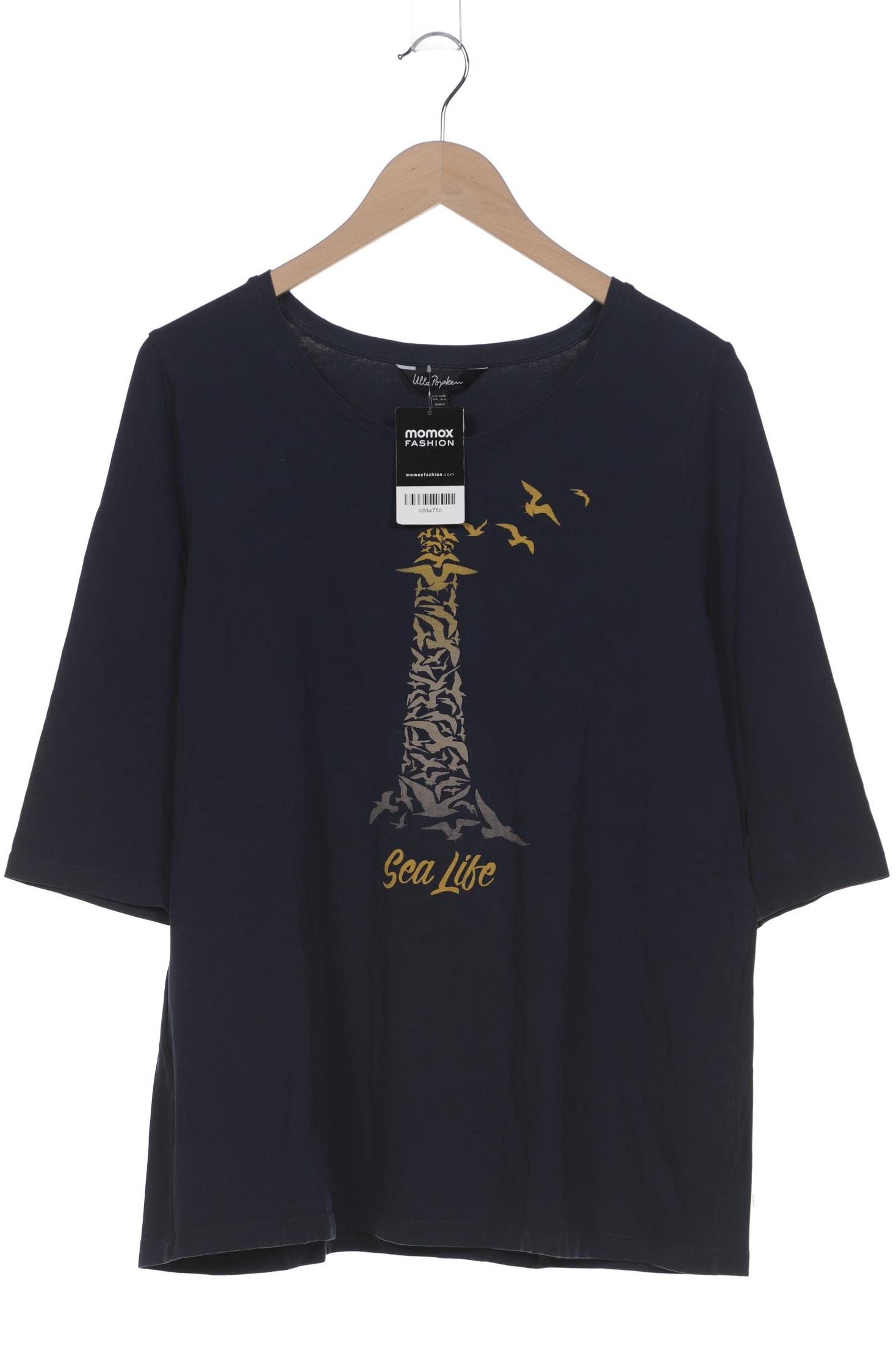 

Ulla Popken Damen Langarmshirt, marineblau, Gr. 46